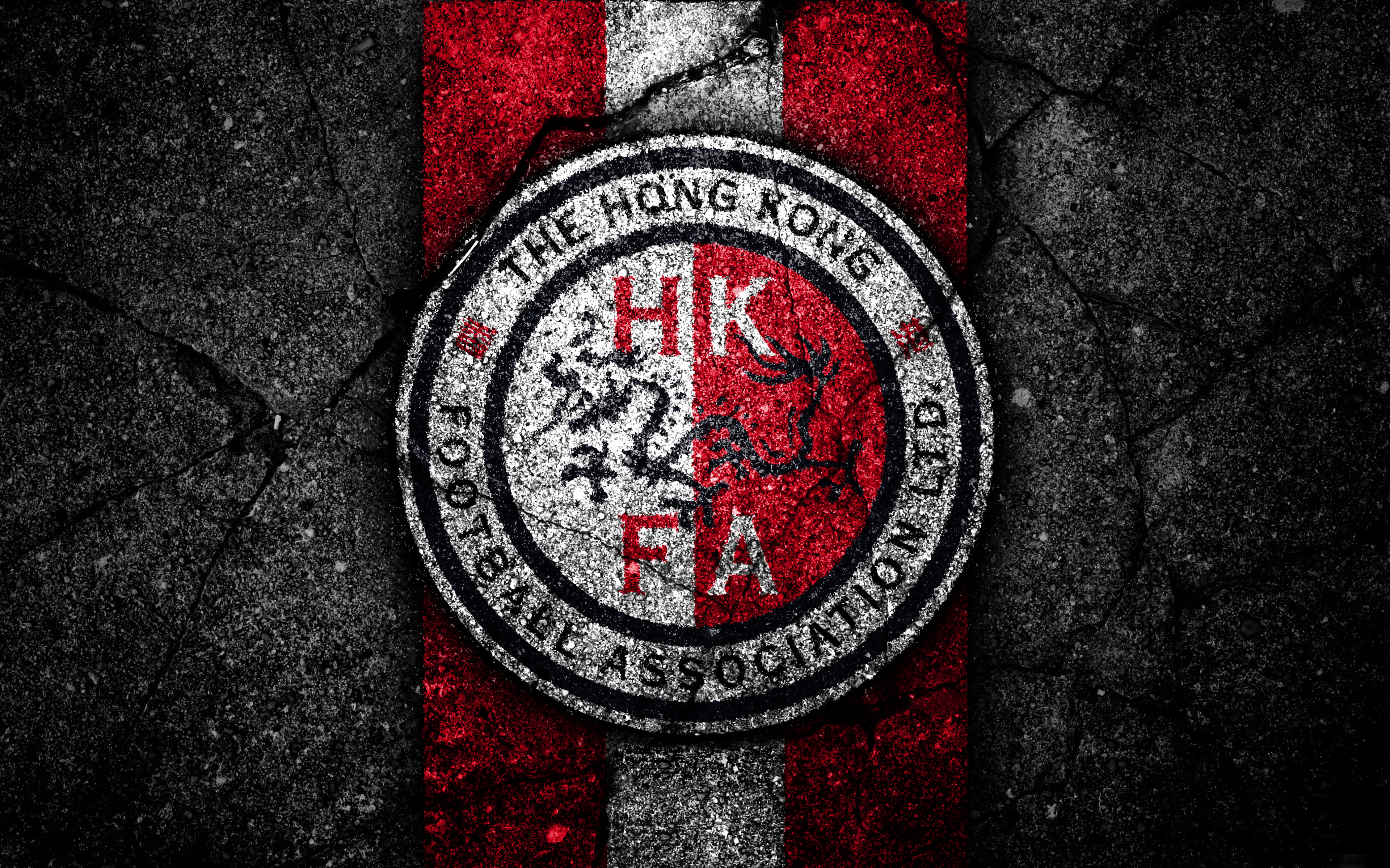 Handy-Wallpaper Sport, Fußball, Logo, Emblem, Fußballnationalmannschaft Von Hongkong kostenlos herunterladen.