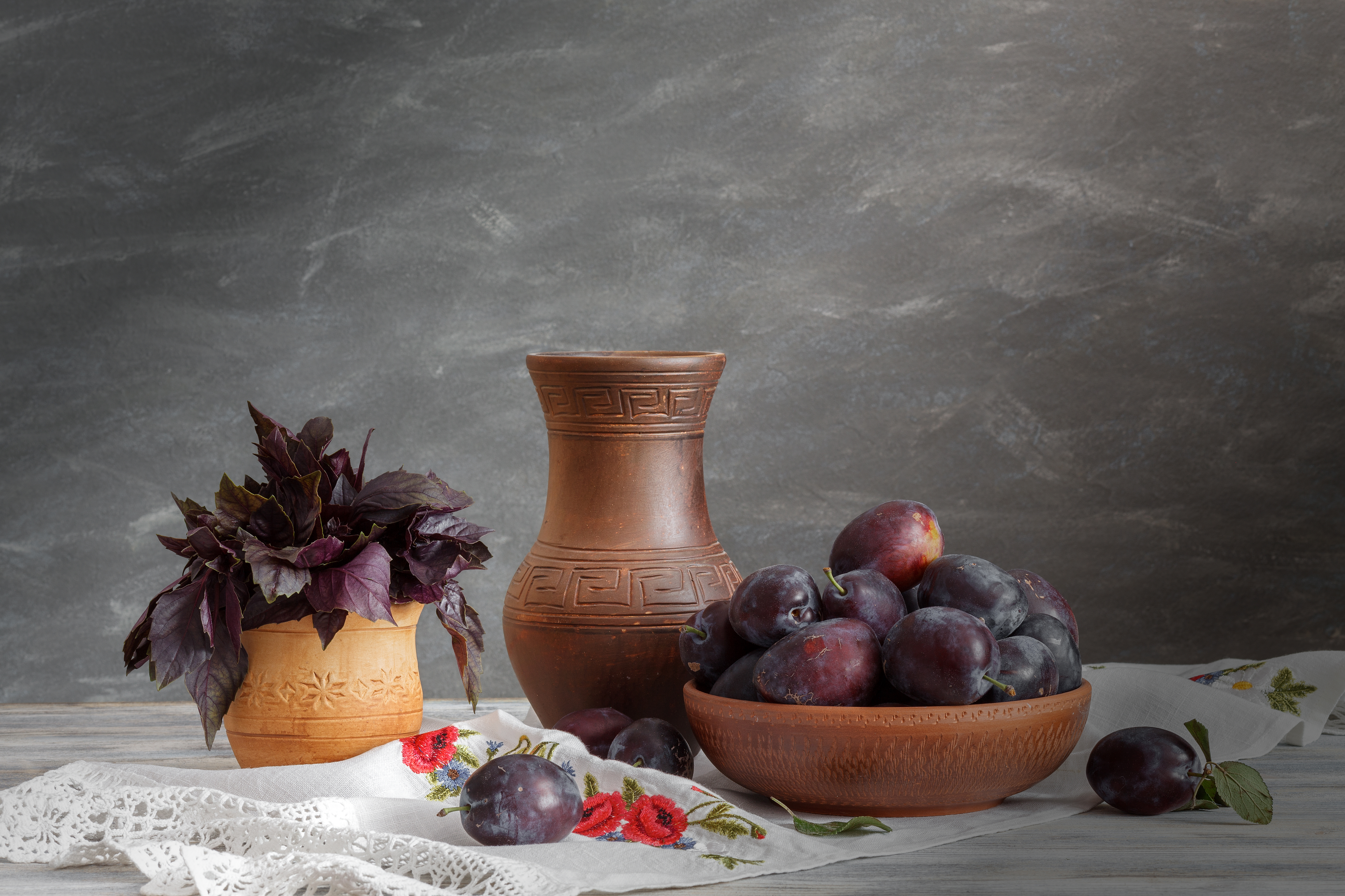 Download mobile wallpaper Still Life, Plum, Photography for free.