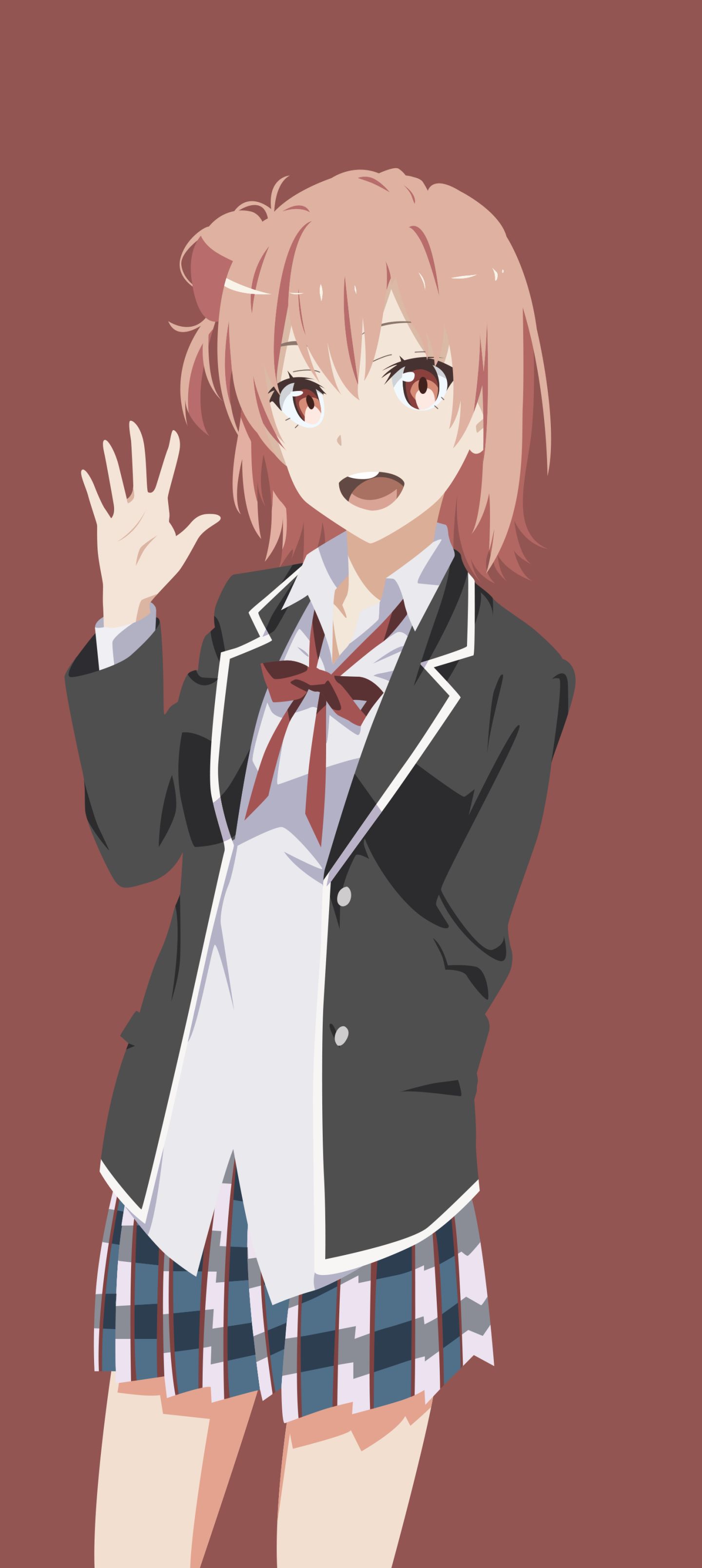 Descarga gratuita de fondo de pantalla para móvil de Animado, Minimalista, Yui Yuigahama, Yahari Ore No Seishun Love Come Wa Machigatteiru.