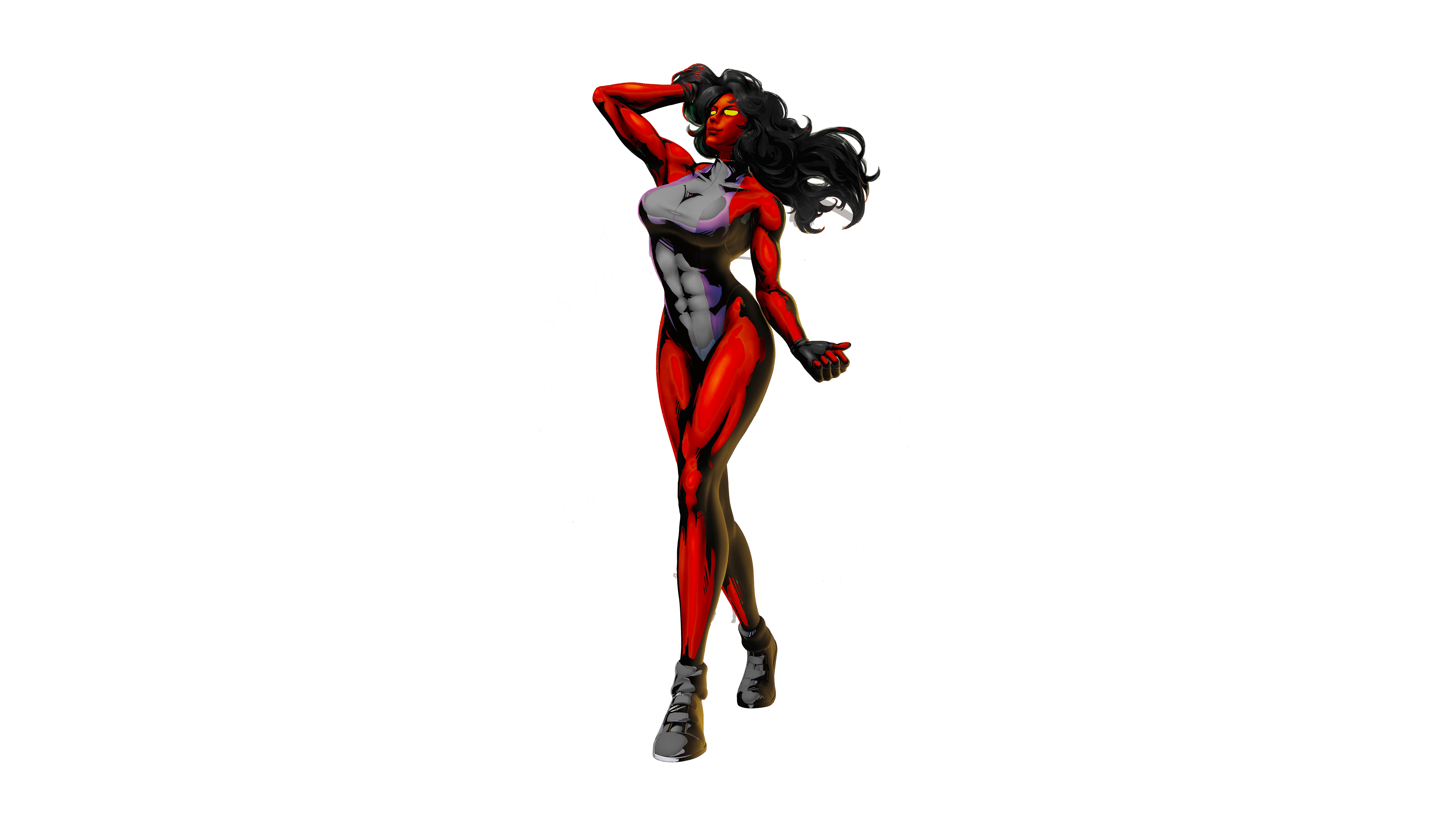 comics, red she hulk