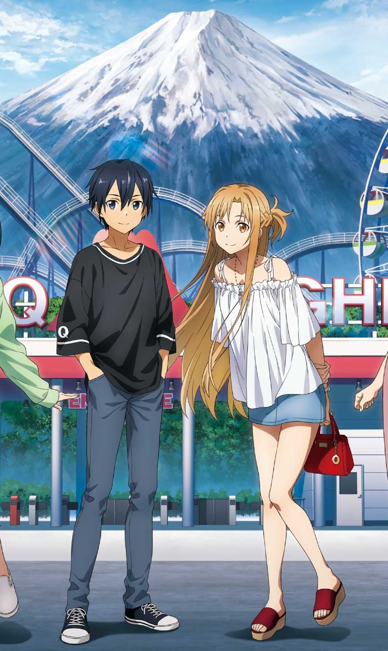 Baixar papel de parede para celular de Anime, Sword Art Online, Asuna Yuuki, Kirito (Sword Art Online), Kazuto Kirigaya, Sword Art Online: Alicização gratuito.