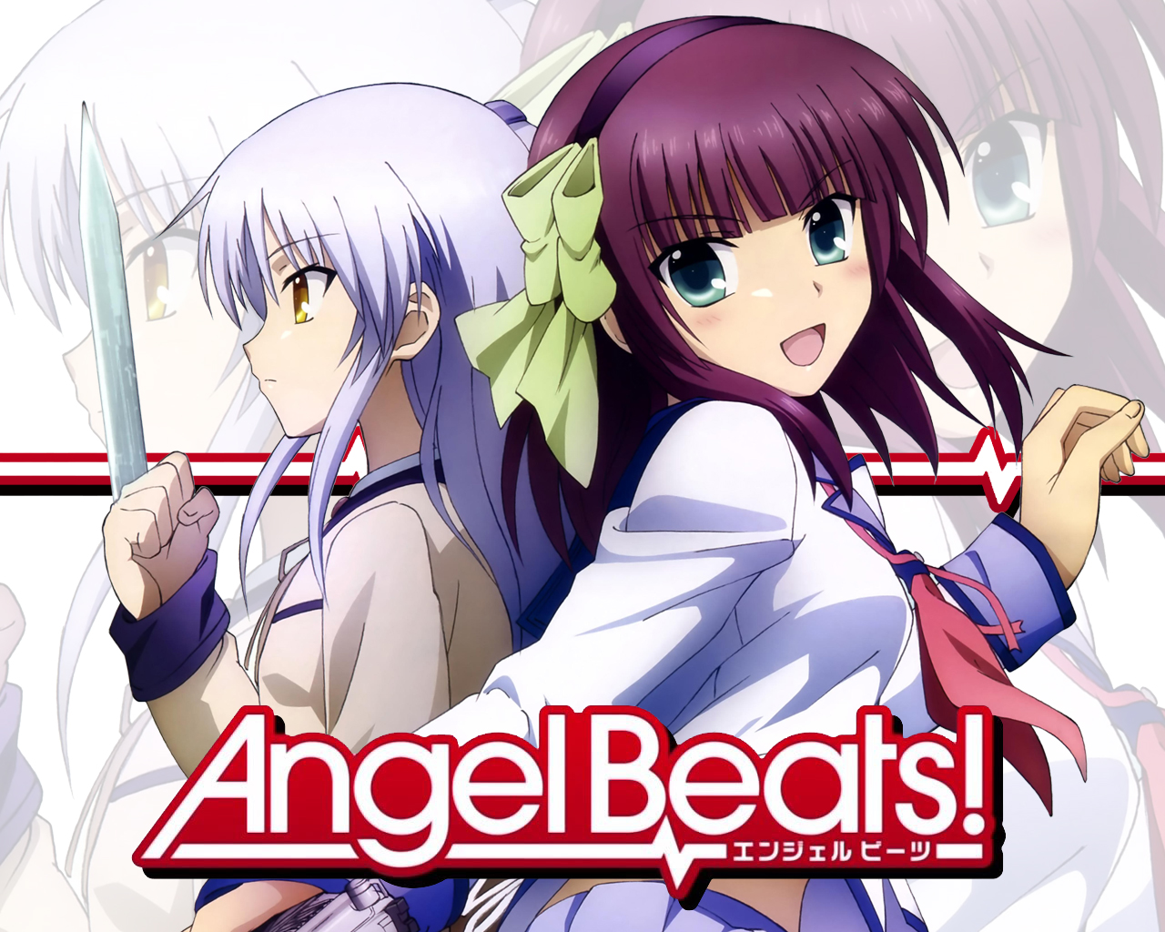 1456706 descargar imagen animado, angel beats!, kanade tachibana, yuri nakamura: fondos de pantalla y protectores de pantalla gratis