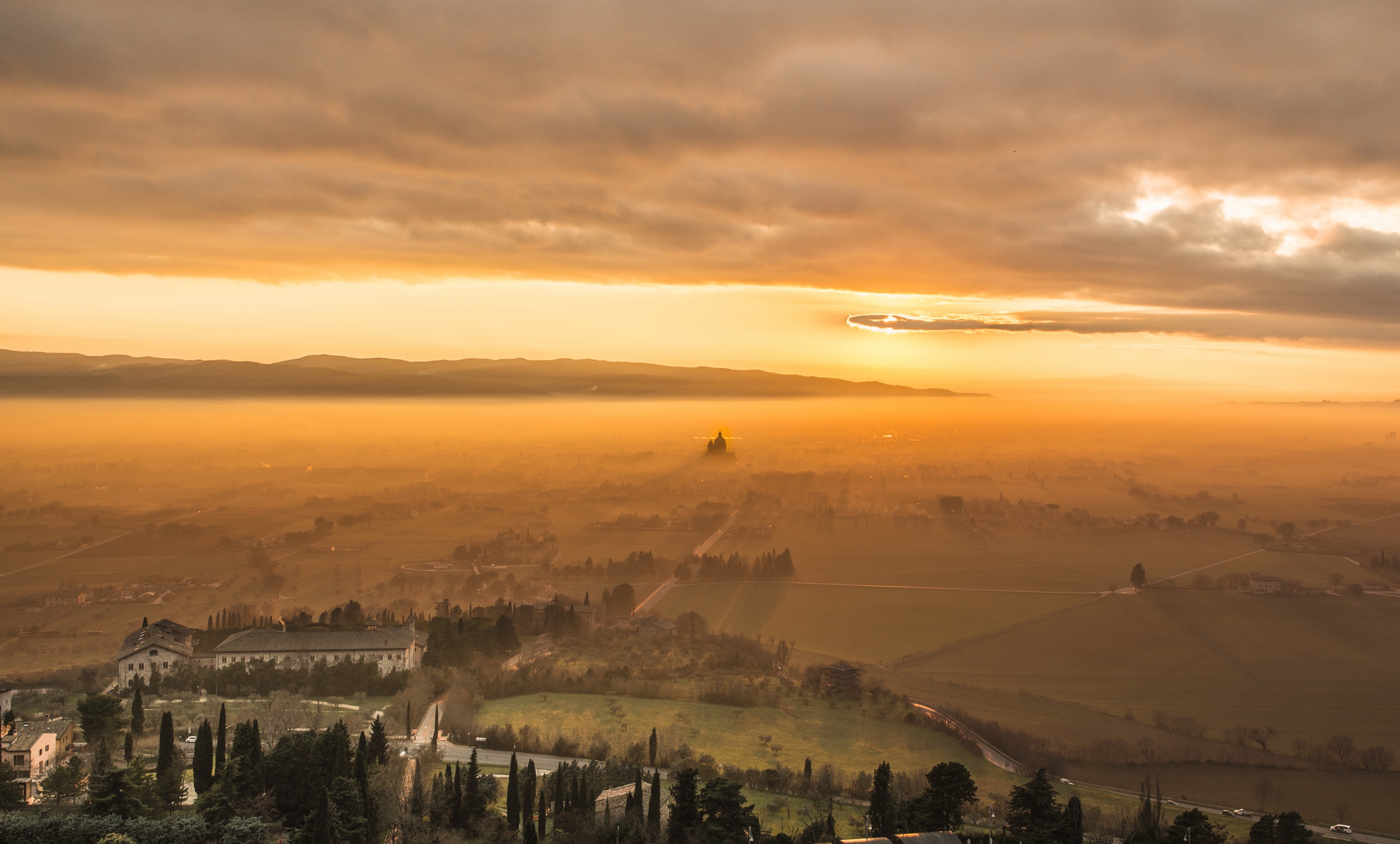 Laden Sie das Landschaft, Nebel, Sonnenaufgang, Fotografie-Bild kostenlos auf Ihren PC-Desktop herunter