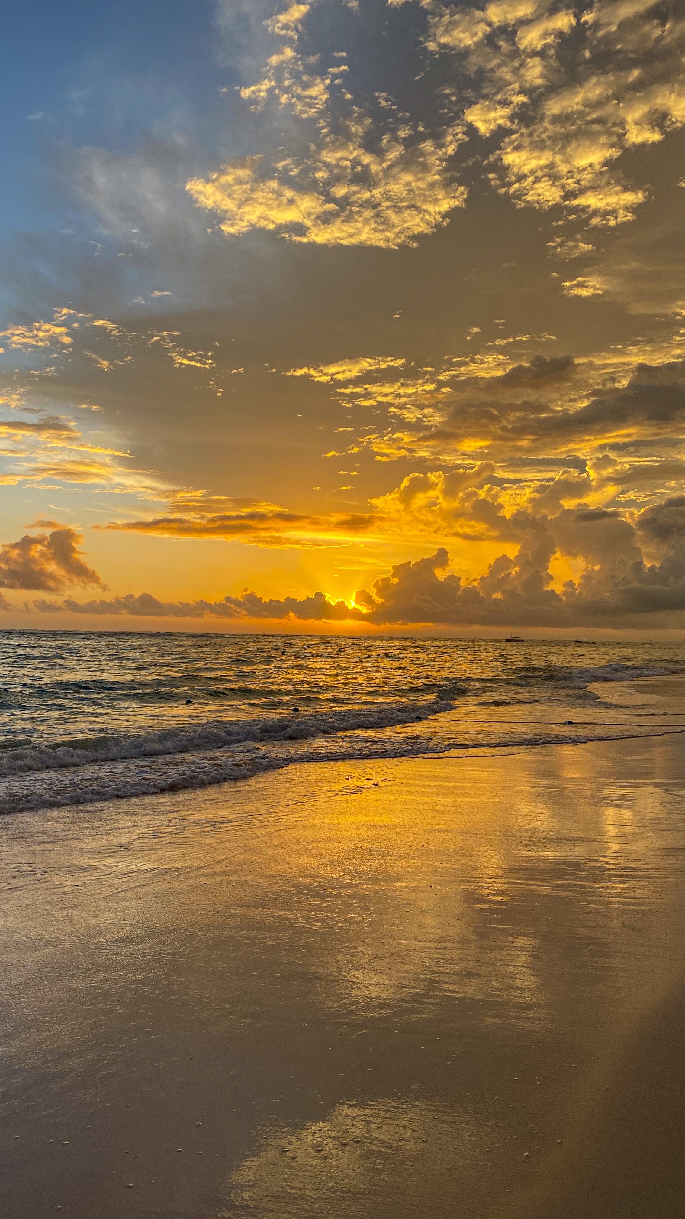 Laden Sie das Natur, Sunset, Waves, Sea, Strand-Bild kostenlos auf Ihren PC-Desktop herunter