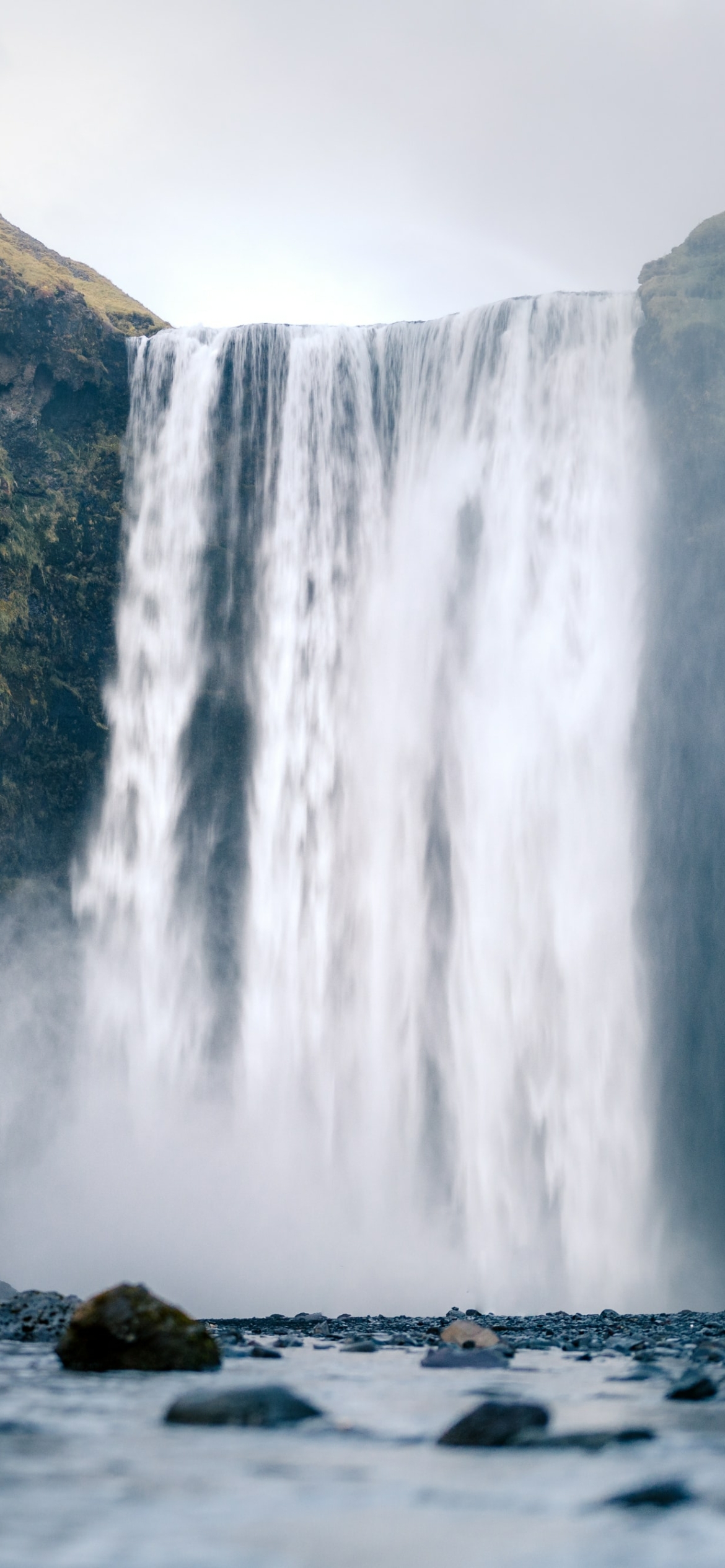 無料モバイル壁紙滝, 地球, アイスランド, スコゥガフォスをダウンロードします。