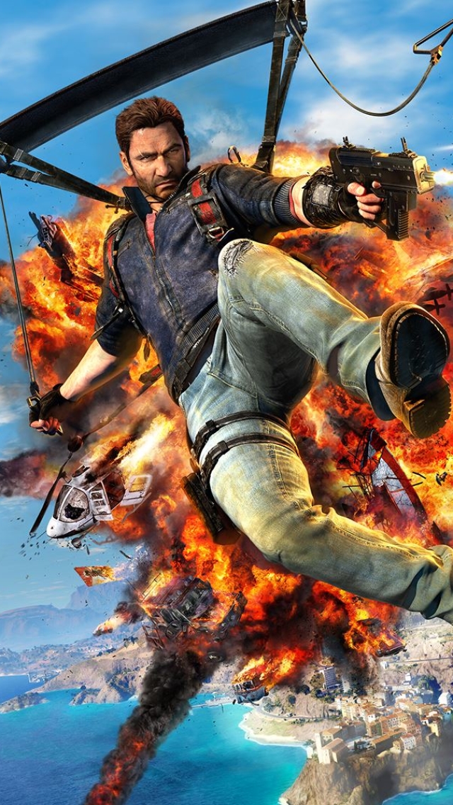 video game, just cause 3, rico rodriguez (just cause), just cause QHD