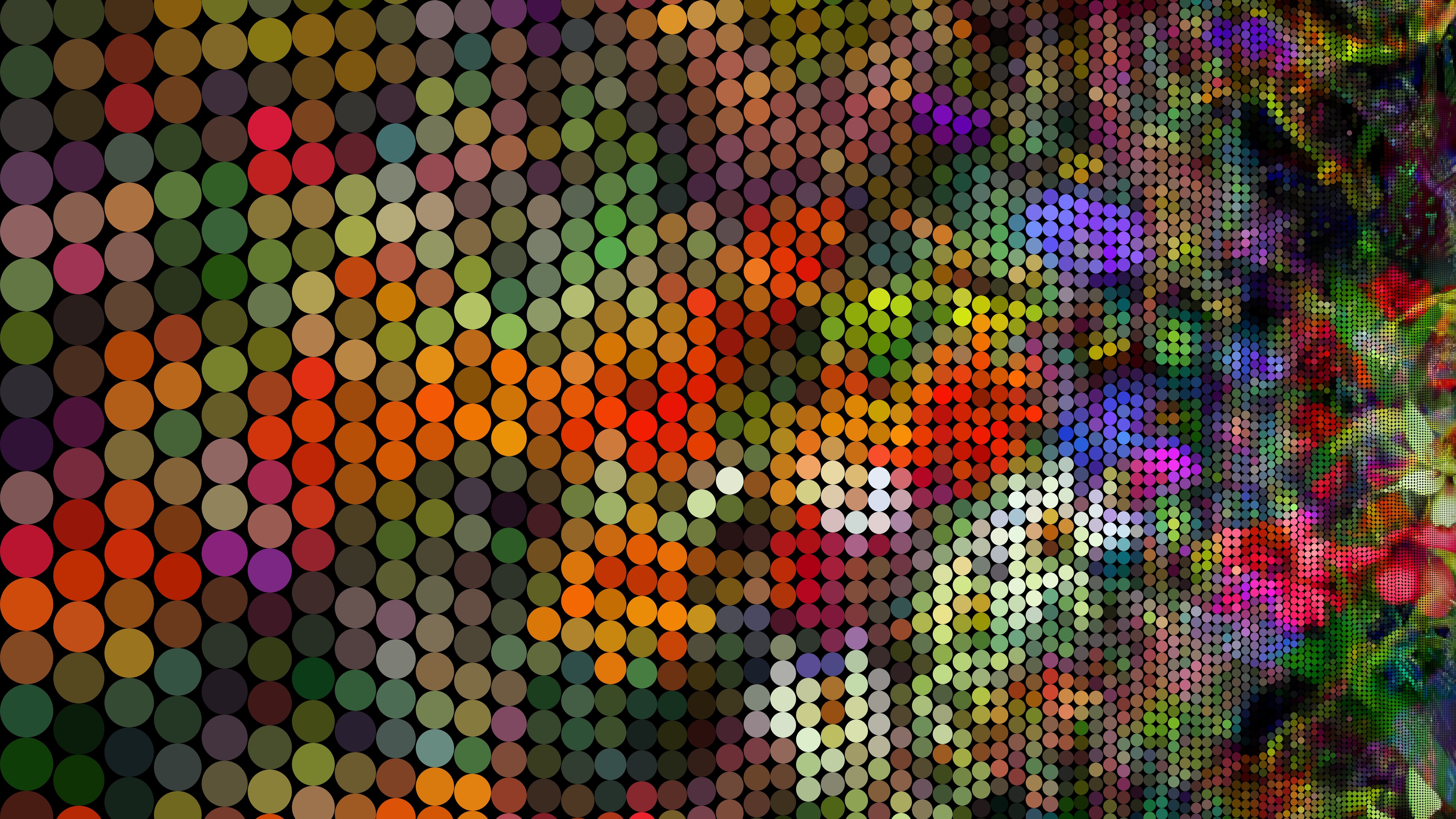 152220 descargar imagen multicolor, abigarrado, arte, círculos, textura, texturas, pixeles, píxeles: fondos de pantalla y protectores de pantalla gratis