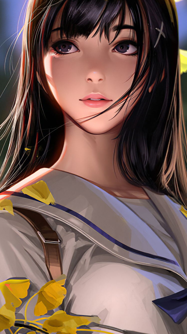 Download mobile wallpaper Artistic, Women, Asian for free.