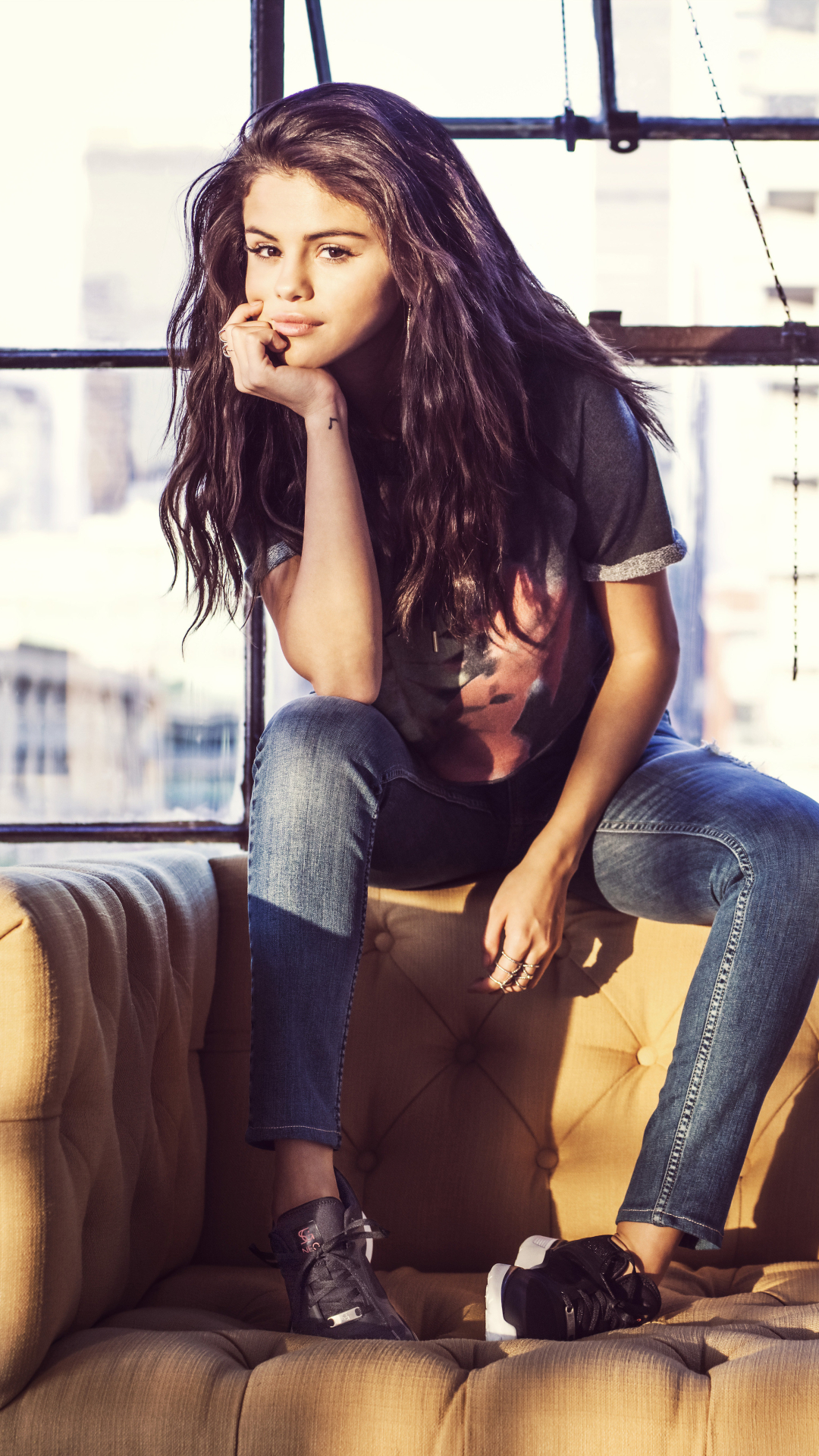 Download mobile wallpaper Music, Selena Gomez, Singer, Brunette, American, Actress for free.