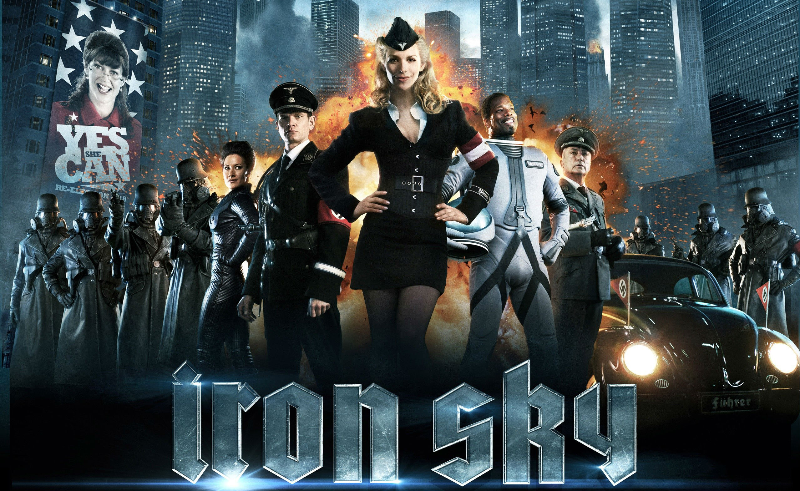 Laden Sie Iron Sky Wir Kommen In Frieden HD-Desktop-Hintergründe herunter