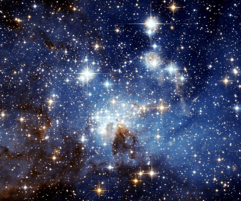 Скачать обои бесплатно Небо, Звезды, Свет, Туманность, Галактика, Легкий, Научная Фантастика картинка на рабочий стол ПК