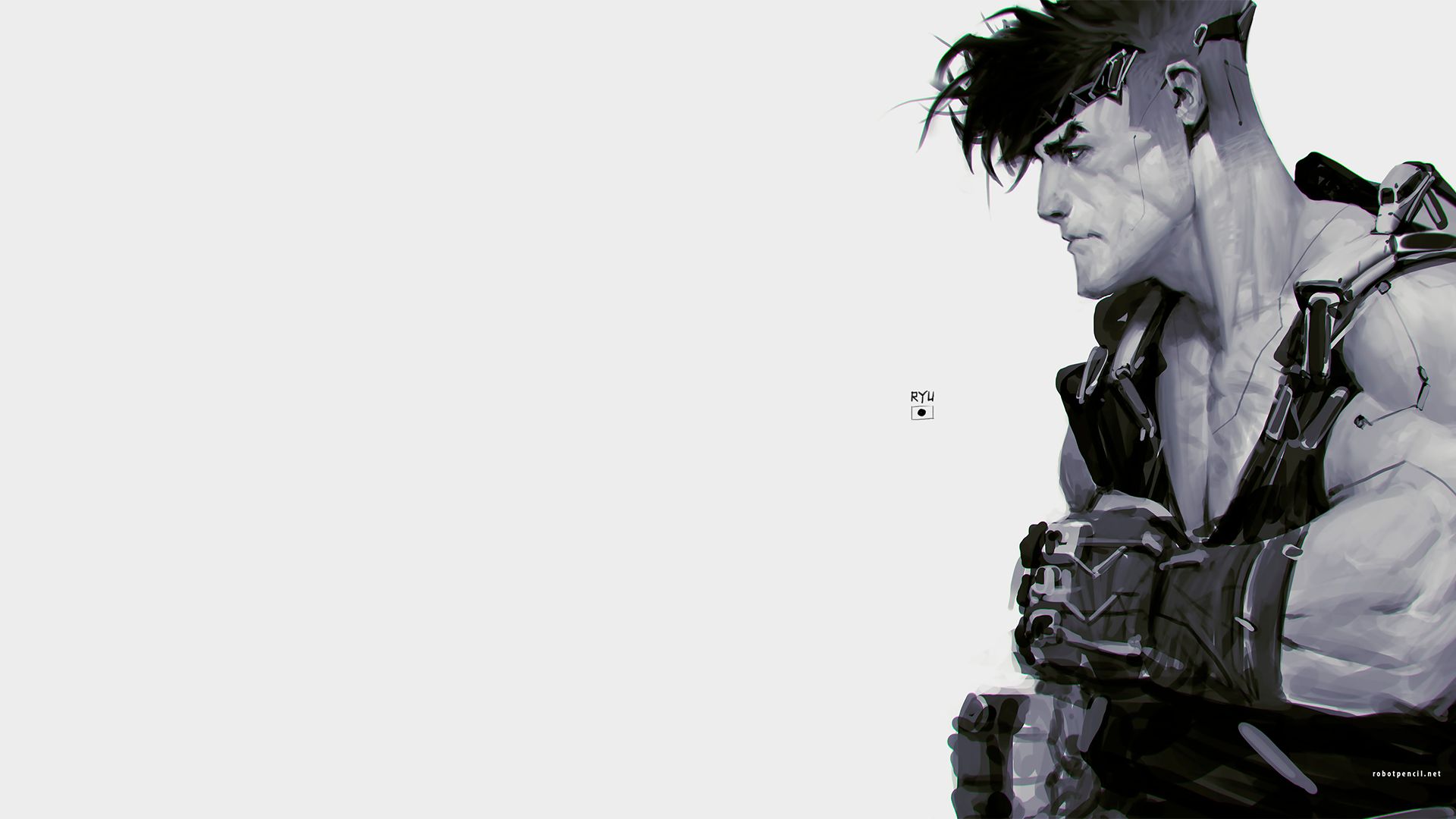 Free download wallpaper Street Fighter, Crossover, Video Game, Ryu (Street Fighter), Deus Ex on your PC desktop