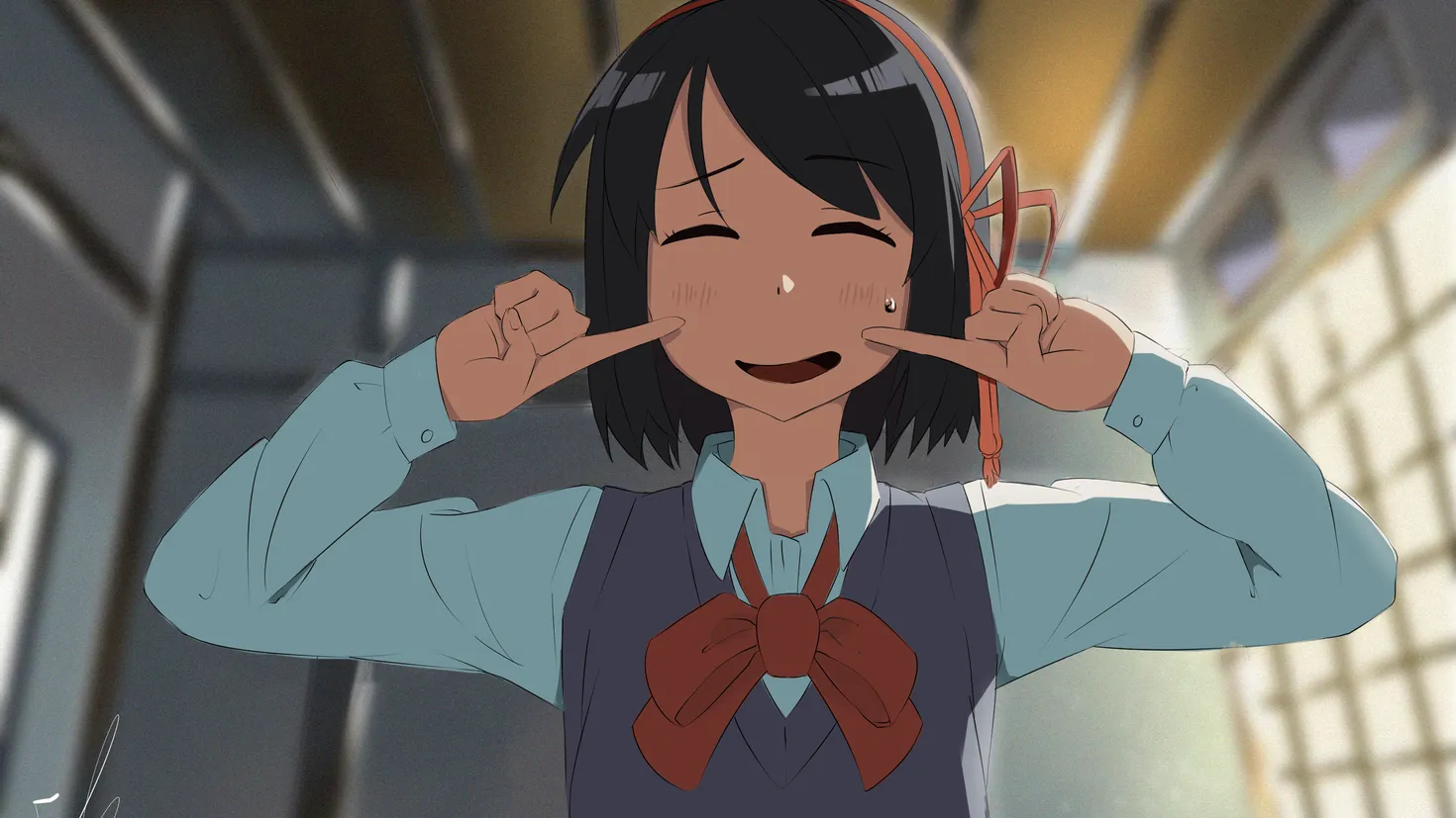 Desktop wallpaper: Anime, Your Name, Mitsuha Miyamizu 4K free download ...
