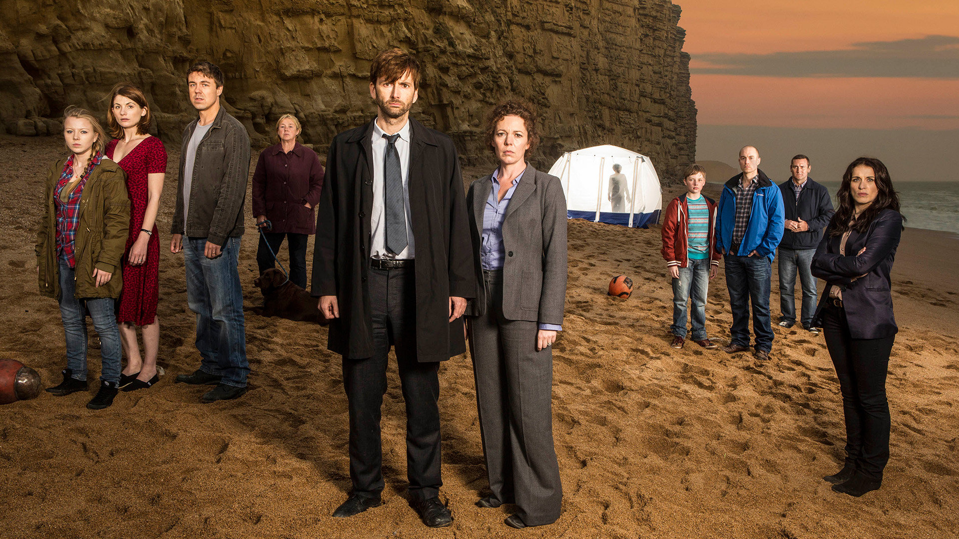 Download mobile wallpaper Tv Show, Cast, Broadchurch for free.