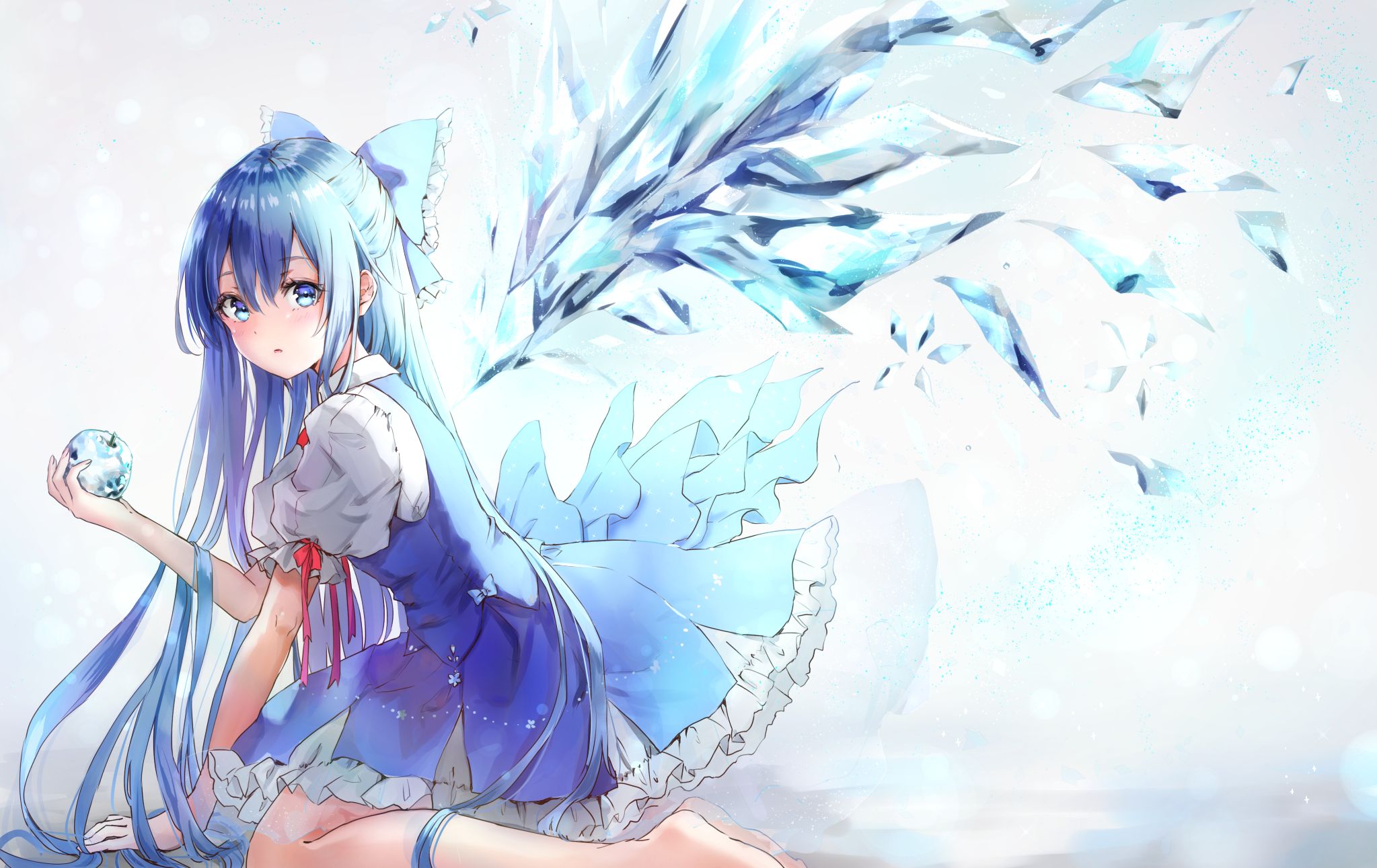 Téléchargez des papiers peints mobile Animé, Touhou, Cirno (Touhou) gratuitement.