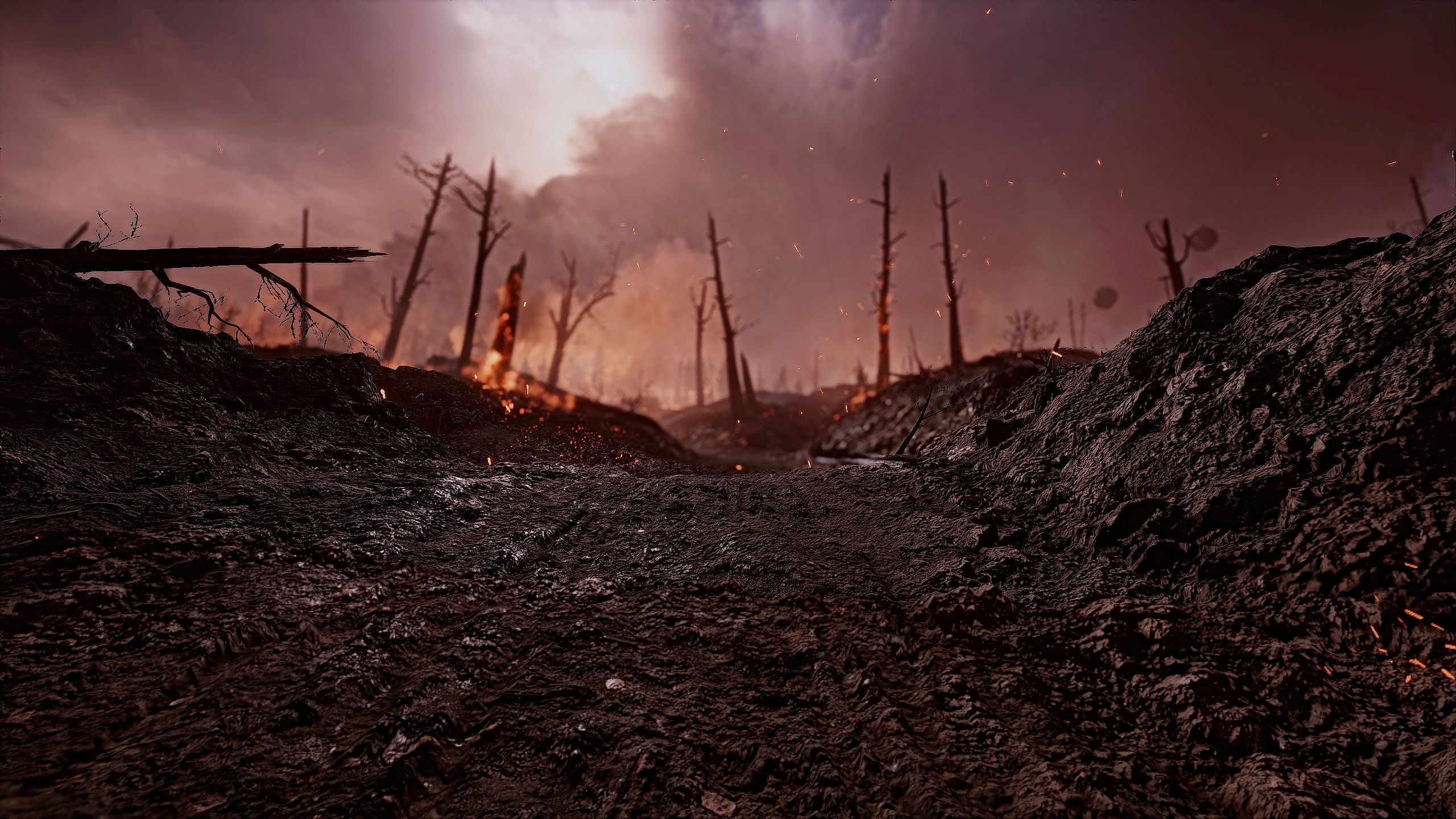 Descarga gratuita de fondo de pantalla para móvil de Fuego, Campo De Batalla, Videojuego, Battlefield 1.