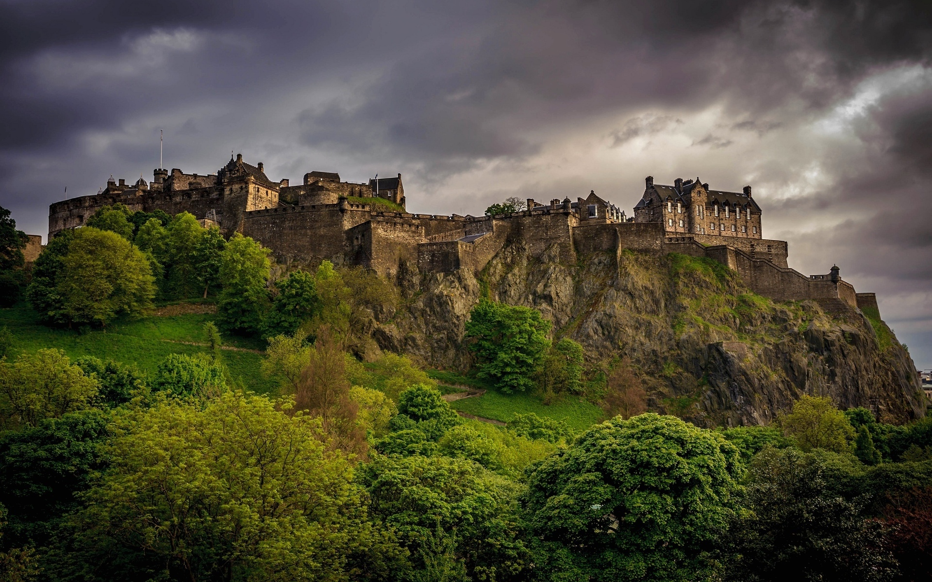 1488304 скачать обои сделано человеком, эдинбургский замок - заставки и картинки бесплатно