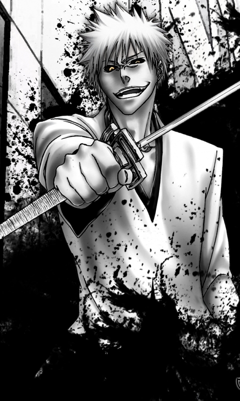 Handy-Wallpaper Bleach, Animes, Ichigo Kurosaki kostenlos herunterladen.