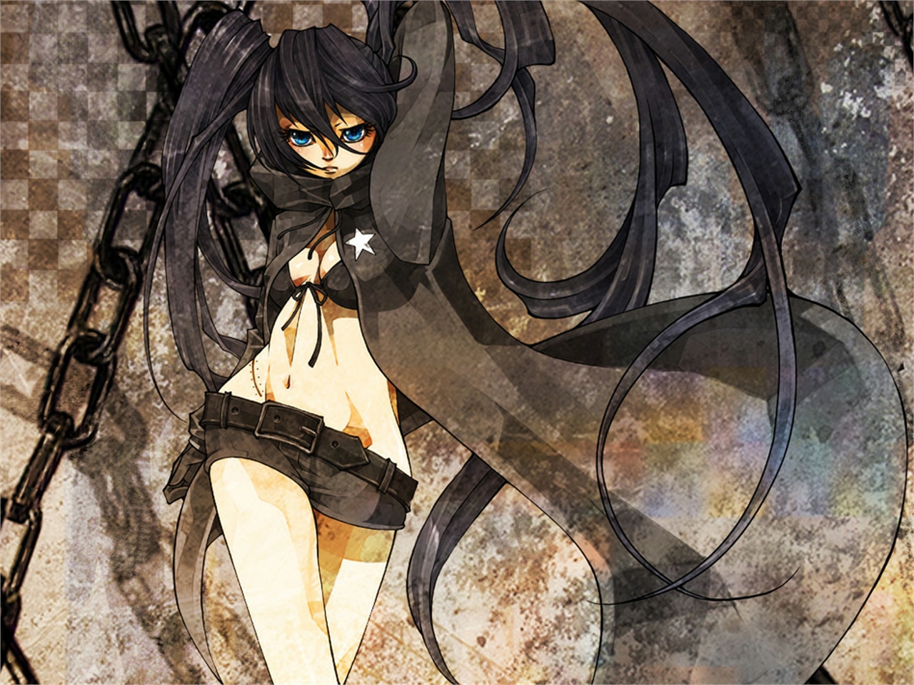 Download mobile wallpaper Anime, Black Rock Shooter for free.