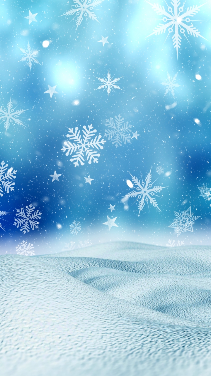 Download mobile wallpaper Snow, Artistic, Snowflake for free.