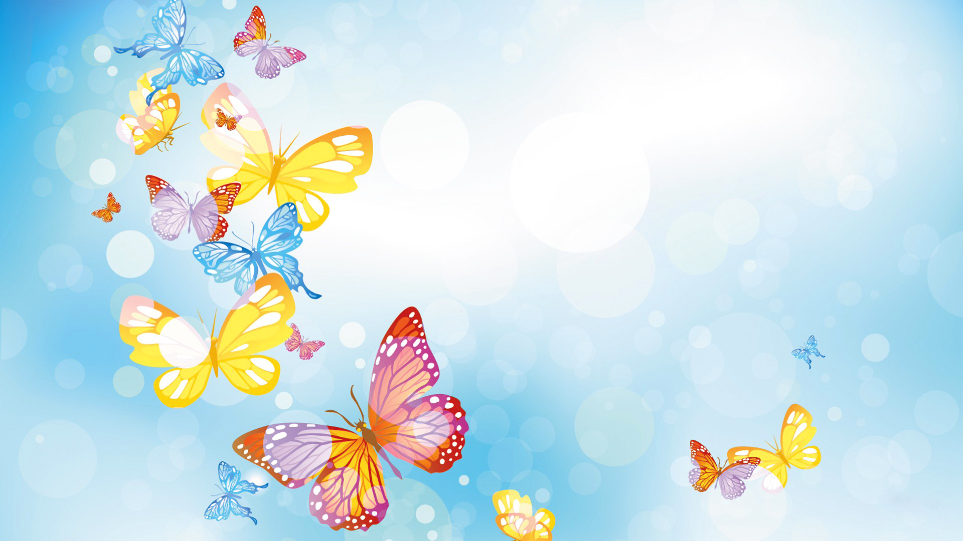 Скачати мобільні шпалери Метелик, Барвистий, Художній безкоштовно.