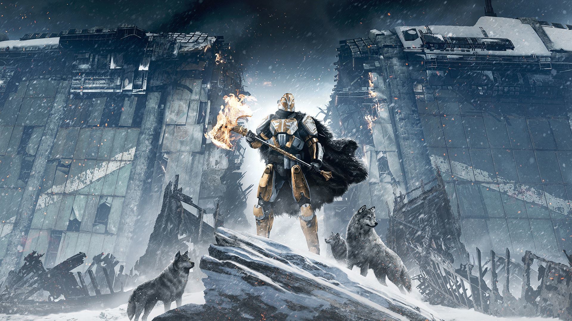 Download mobile wallpaper Wolf, Warrior, Video Game, Destiny (Video Game), Destiny for free.