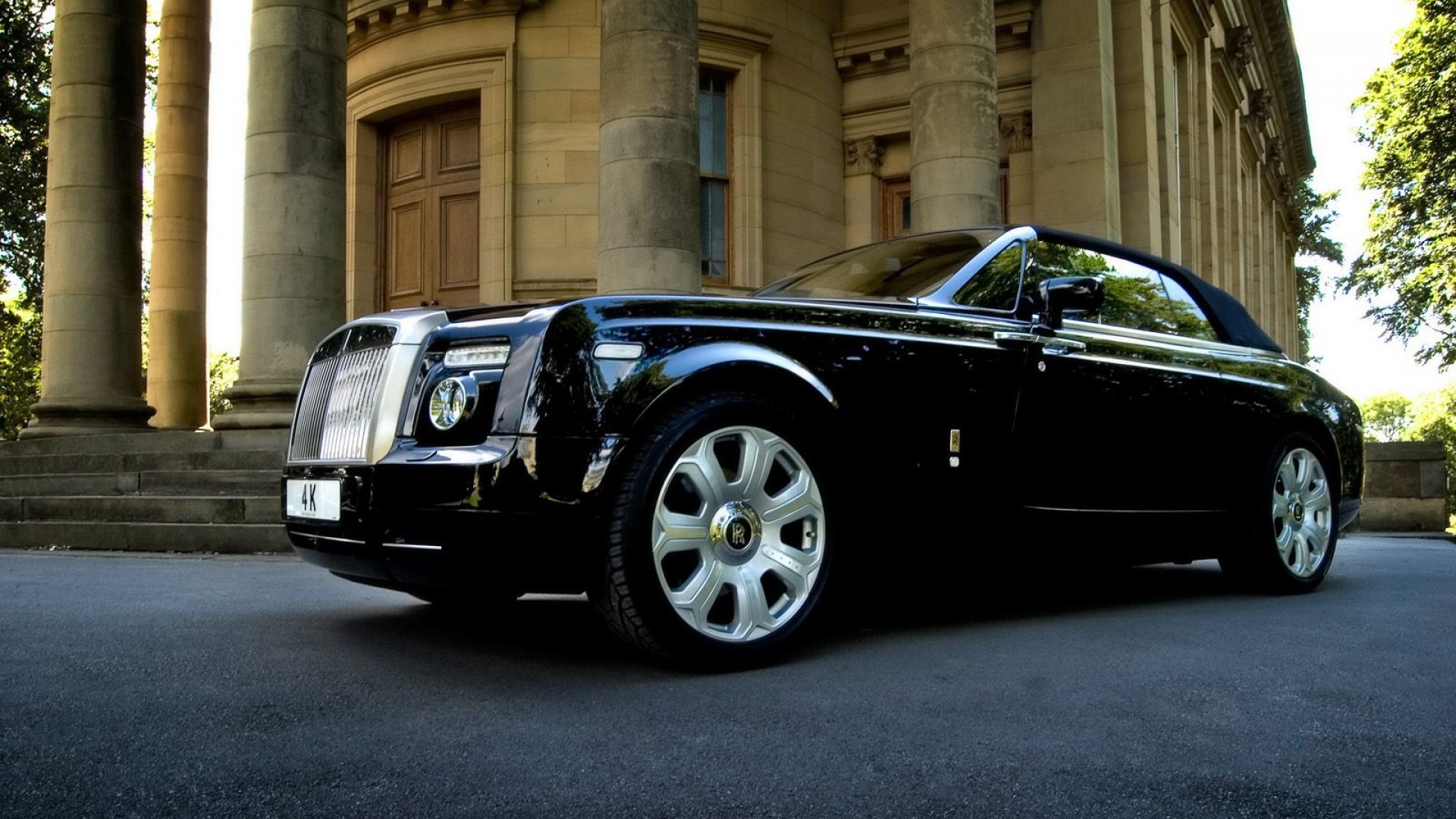 Download mobile wallpaper Rolls Royce, Car, Rolls Royce Phantom, Vehicles, Black Car for free.