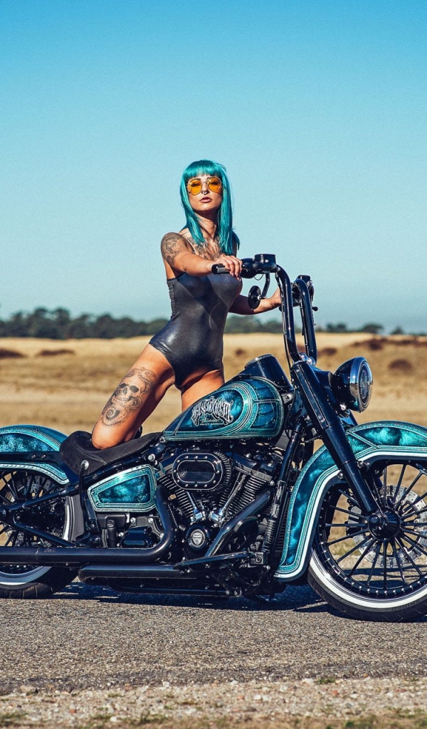 1345870 baixar papel de parede mulheres, meninas e motocicletas, harley davidson, motocicleta personalizada, moto customizada, alfândega de thunderbike - protetores de tela e imagens gratuitamente