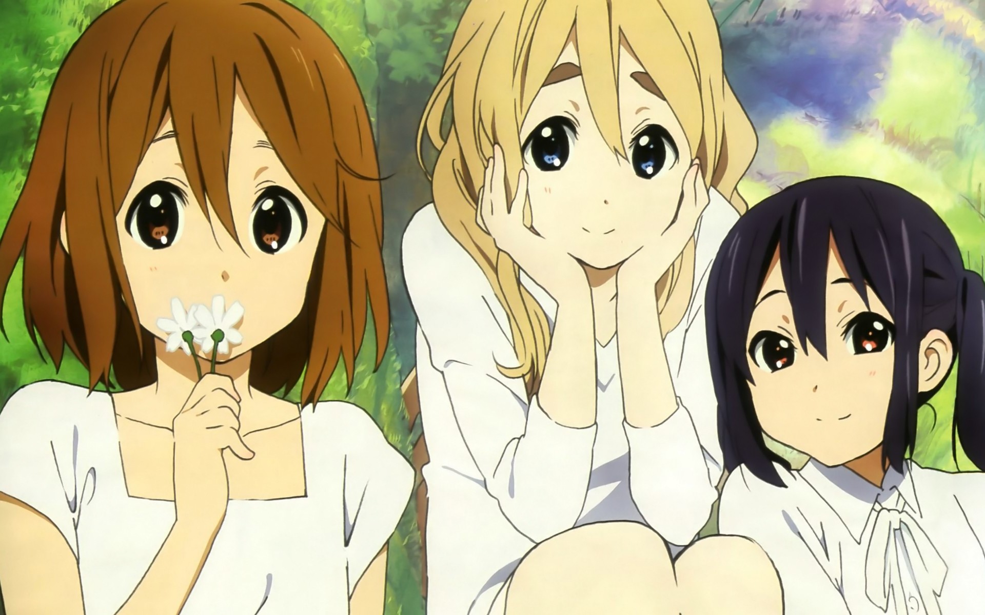 Laden Sie das Animes, K On!, Azusa Nakano, Tsumugi Kotobuki, Yui Hirasawa-Bild kostenlos auf Ihren PC-Desktop herunter