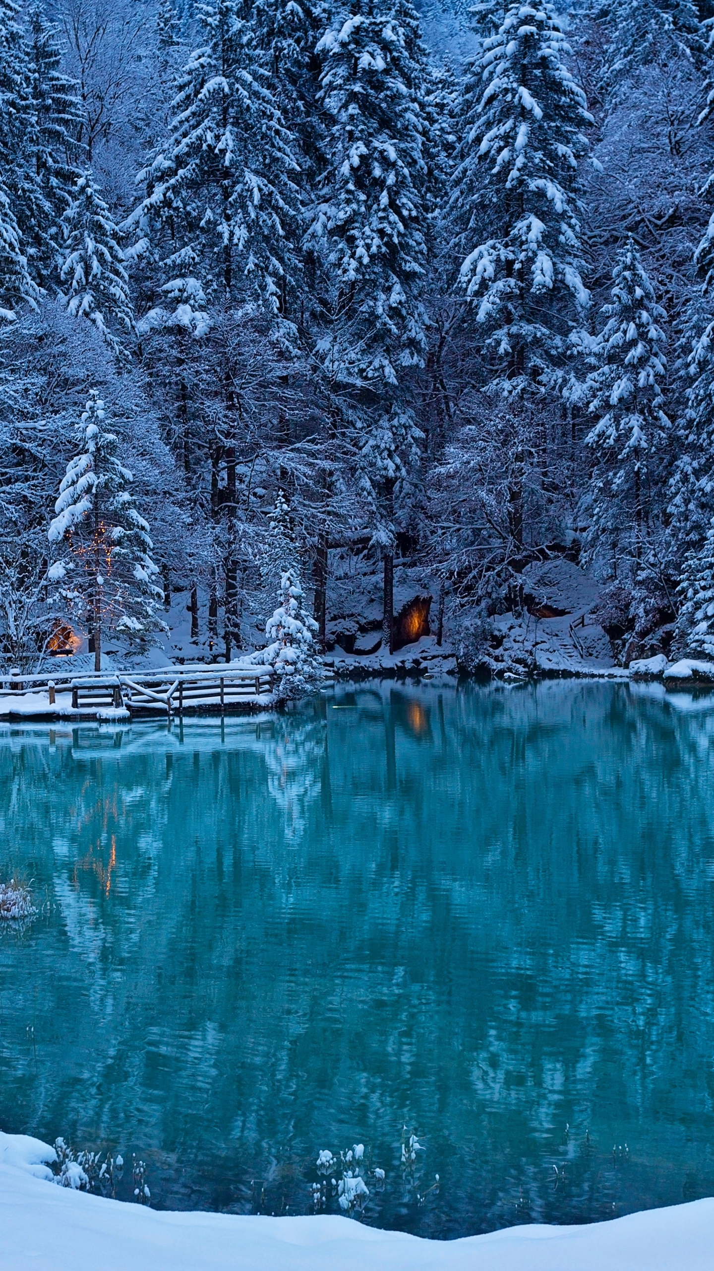 Download mobile wallpaper Winter, Snow, Lake, Photography for free.