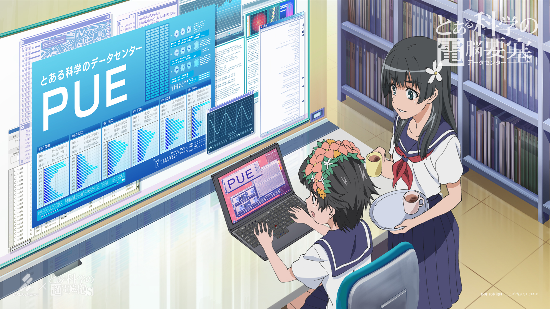 Free download wallpaper Anime, Kazari Uiharu, A Certain Scientific Railgun, Ruiko Saten, A Certain Magical Index on your PC desktop