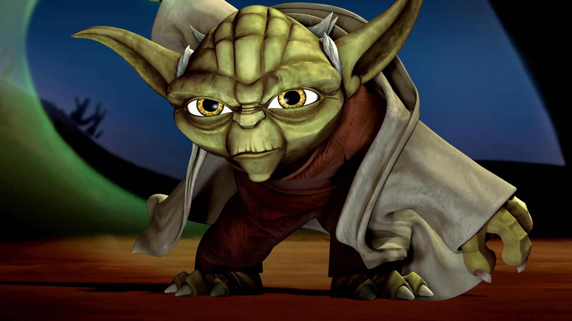 Laden Sie das Filme, Krieg Der Sterne, Yoda, Star Wars: Clone Wars-Bild kostenlos auf Ihren PC-Desktop herunter