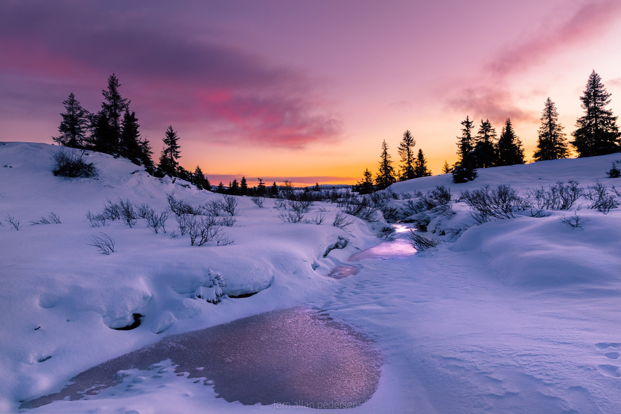 Free download wallpaper Winter, Nature, Sunset, Snow, Earth on your PC desktop