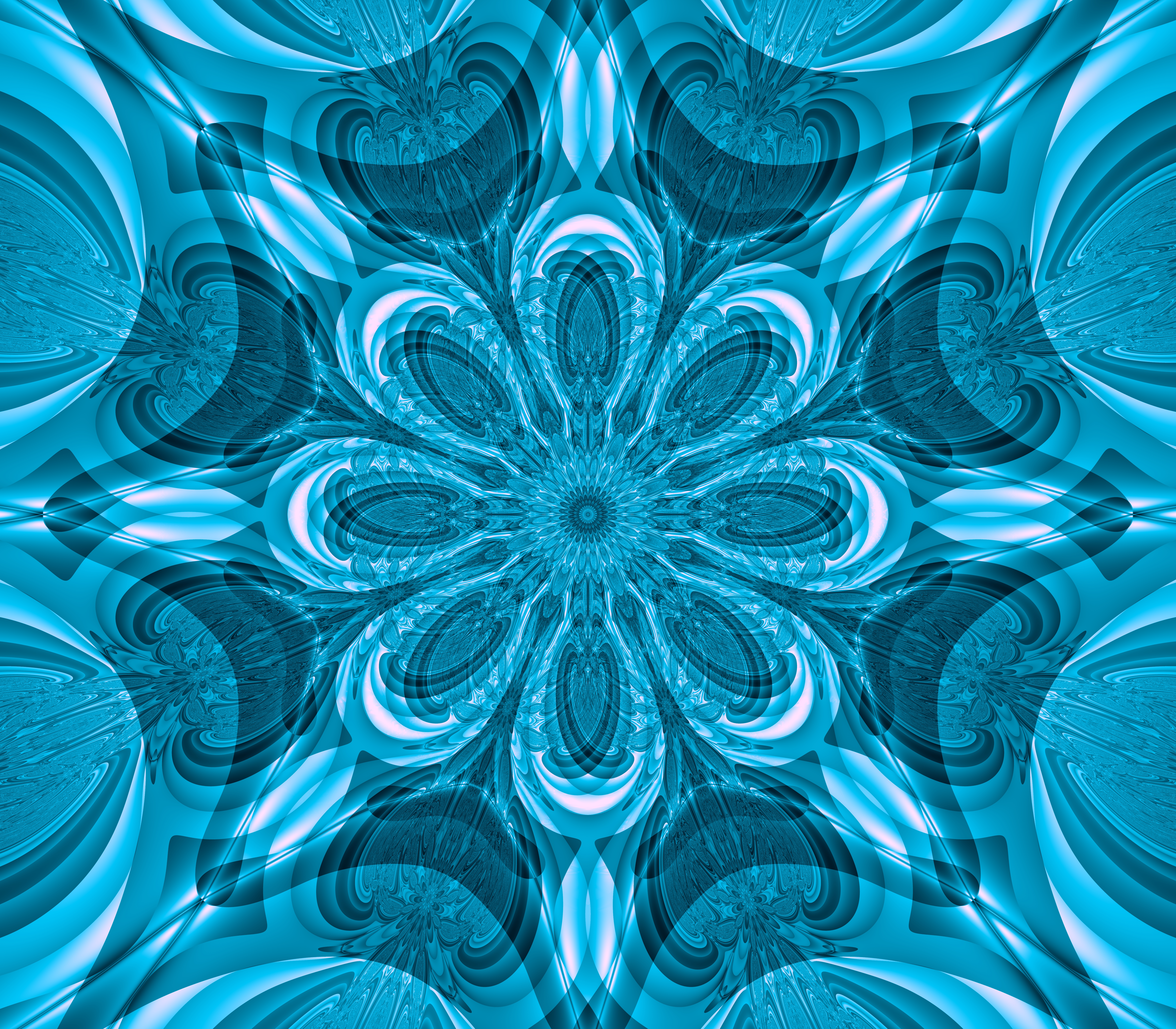Free download wallpaper Abstract, Flower, Lines, Pattern, Fractal on your PC desktop