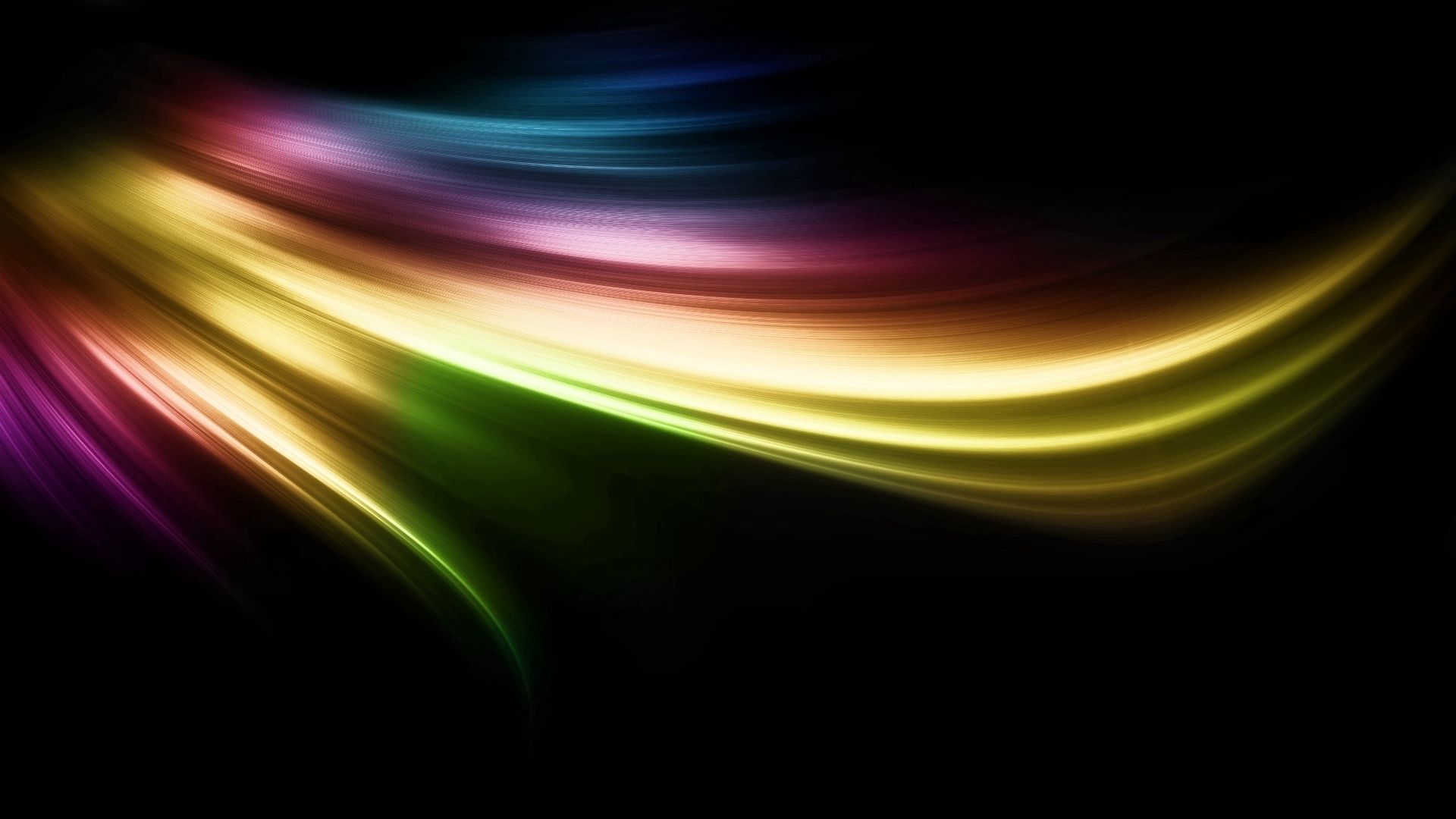 Wallpaper Full HD rainbow, abstract, multicolored, colorful