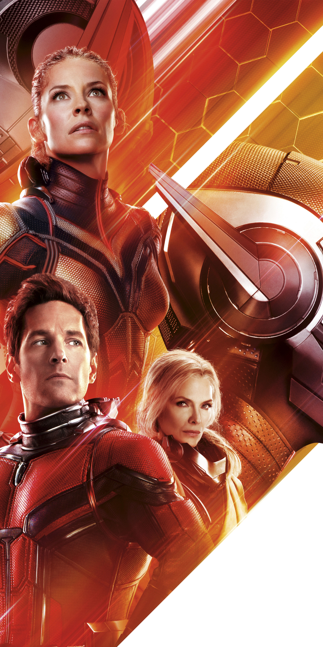 Download mobile wallpaper Movie, Wasp (Marvel Comics), Evangeline Lilly, Hank Pym, Ant Man, Michael Peña, Michelle Pfeiffer, Paul Rudd, Hope Van Dyne, Ant Man And The Wasp for free.