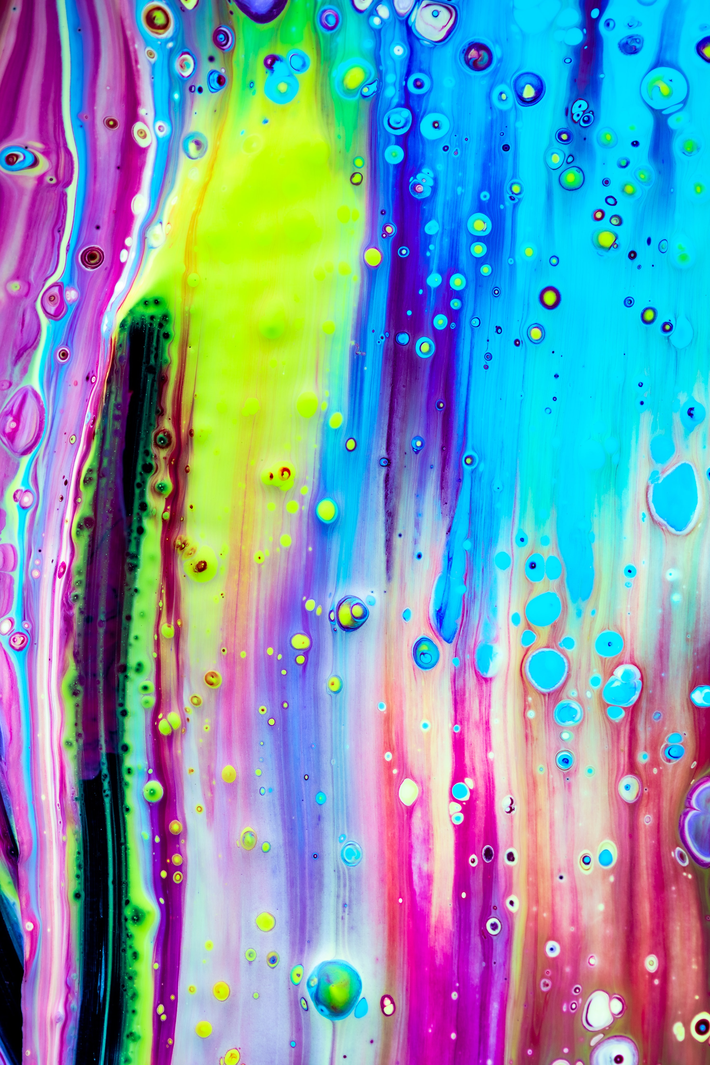 1920x1080 Background paint, liquid, abstract, divorces, multicolored, motley