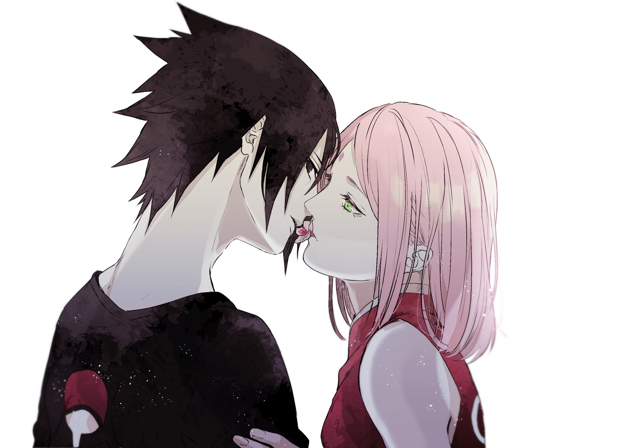 Baixar papel de parede para celular de Anime, Naruto, Sasuke Uchiha, Sakura Haruno gratuito.