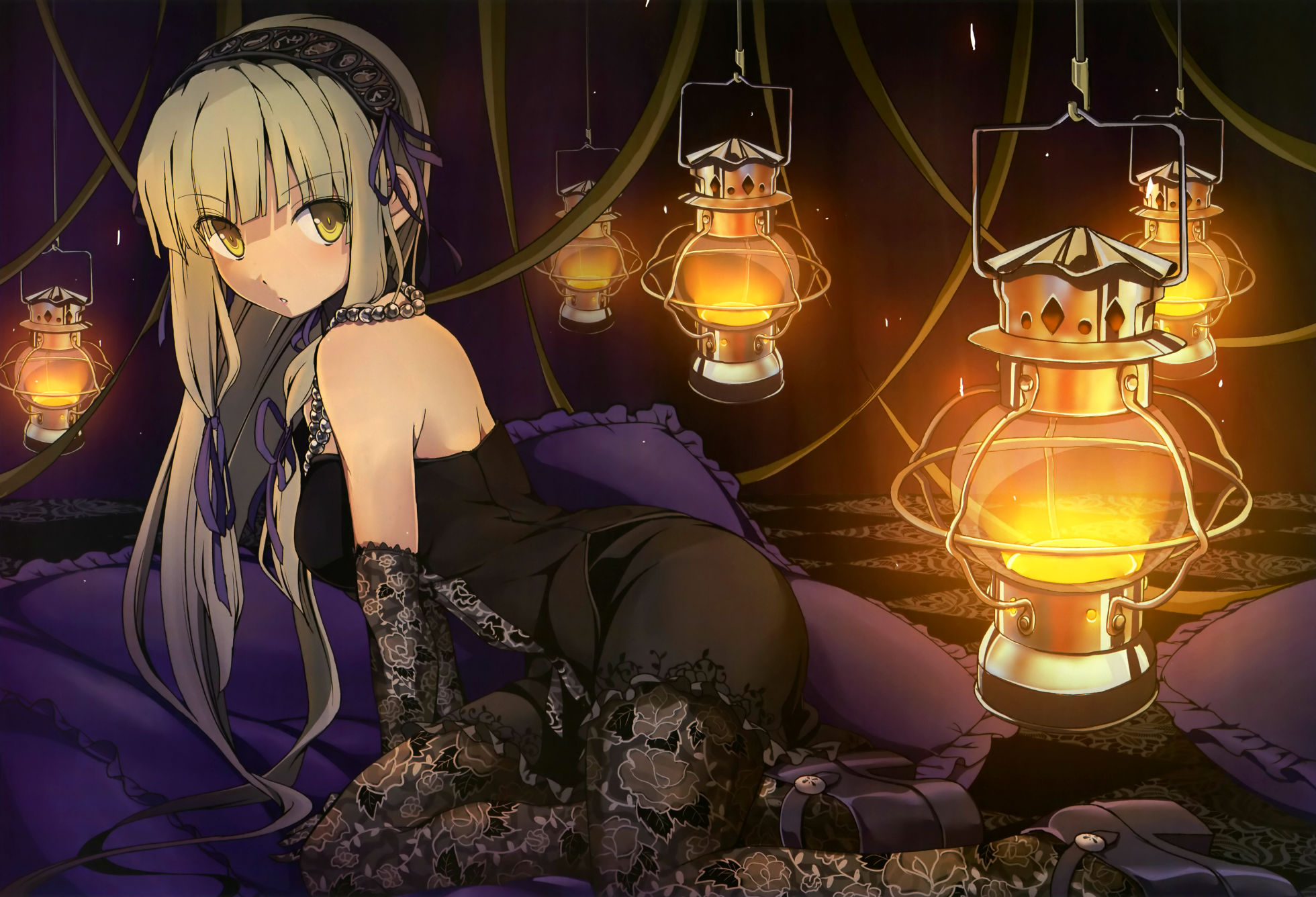 Free download wallpaper Anime, Gothic, Dark, Original on your PC desktop