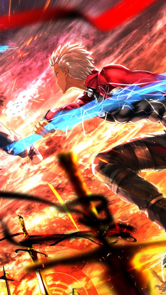 Handy-Wallpaper Animes, Bogenschütze (Schicksal/nacht Bleiben), Fate/stay Night: Unlimited Blade Works, Schicksalsserie kostenlos herunterladen.