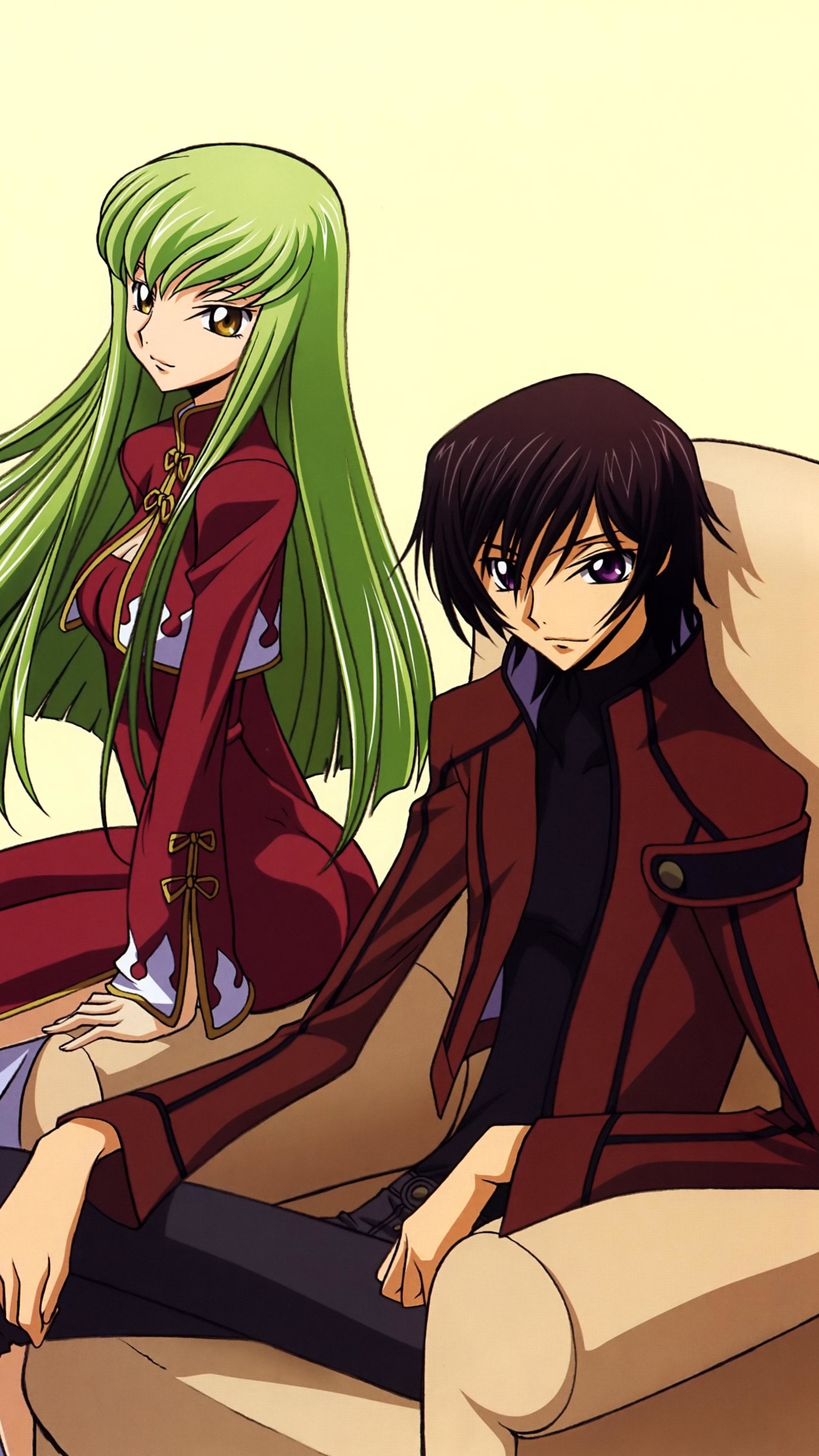 Download mobile wallpaper Anime, Suzaku Kururugi, Code Geass, C C (Code Geass) for free.