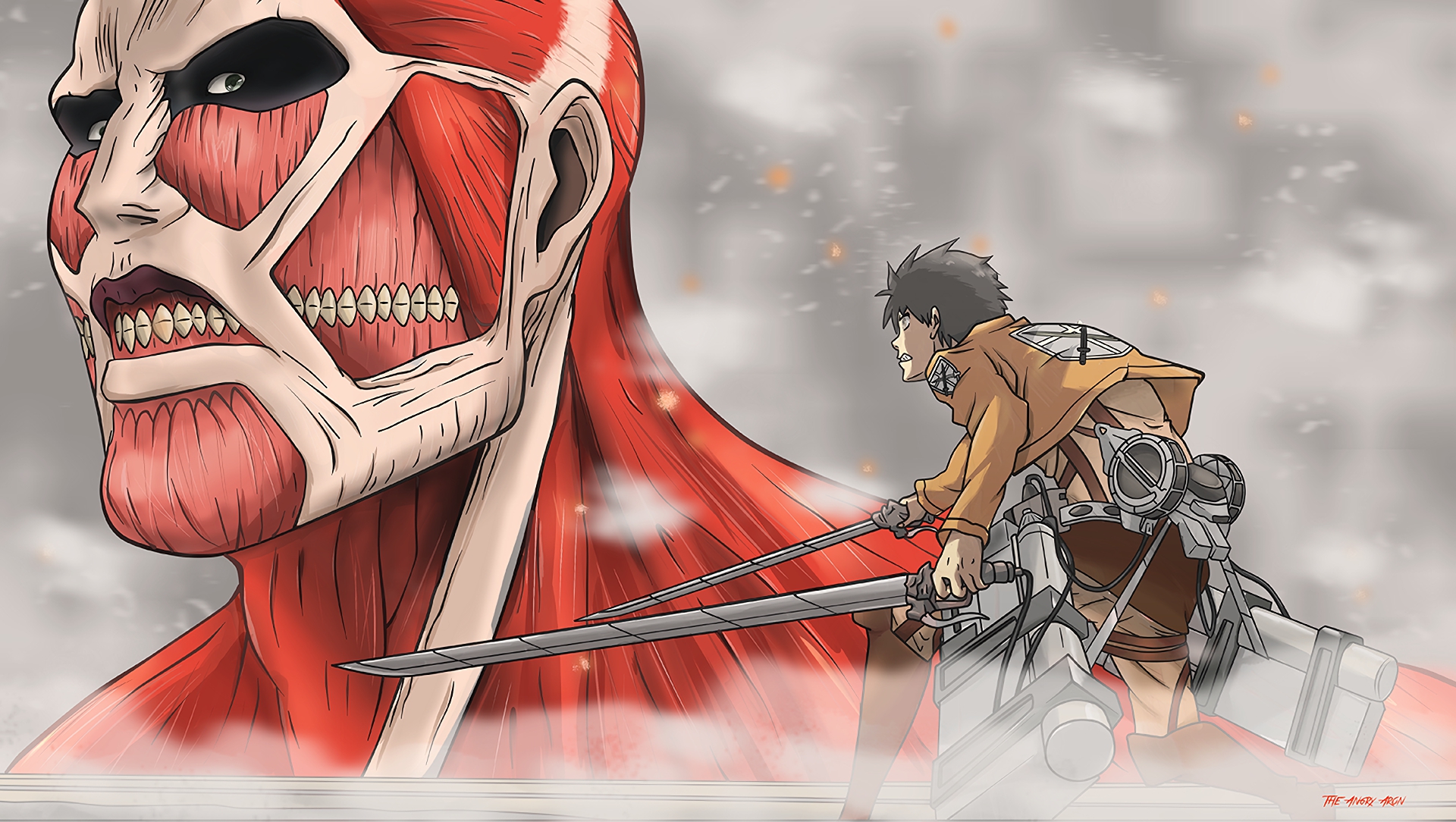 Free download wallpaper Anime, Eren Yeager, Shingeki No Kyojin, Attack On Titan on your PC desktop