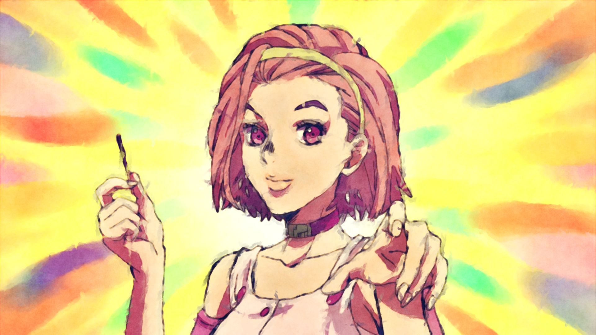 Laden Sie das Pinkes Haar, Animes, Rosa Augen, Jojo No Kimyō Na Bōken, Jojos Bizarres Abenteuer: Diamond Is Unbreakable, Reimi Sugimoto-Bild kostenlos auf Ihren PC-Desktop herunter