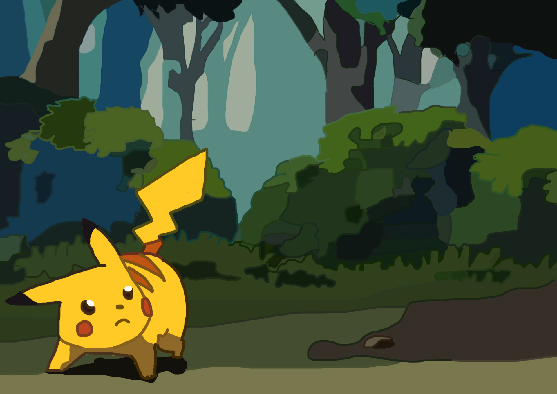 Download mobile wallpaper Pokémon, Pikachu, Video Game for free.