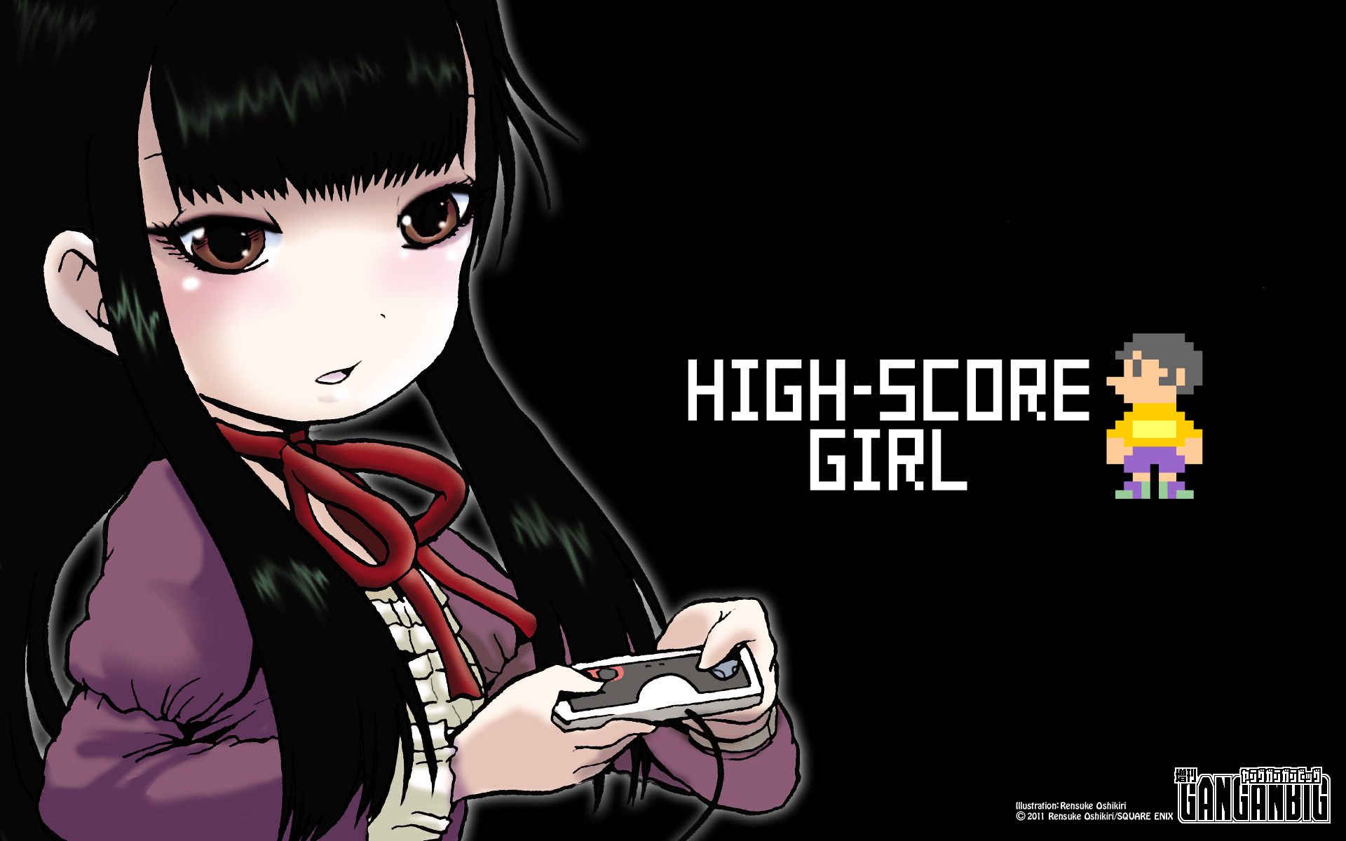 anime, high score girl, ōno akira