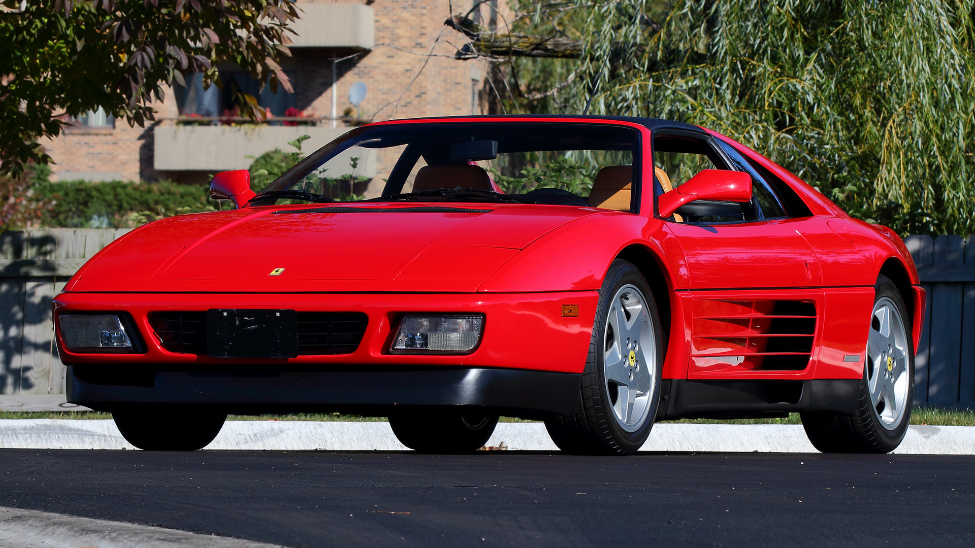 Download mobile wallpaper Ferrari, Car, Convertible, Old Car, Vehicles, Ferrari 348 Ts for free.
