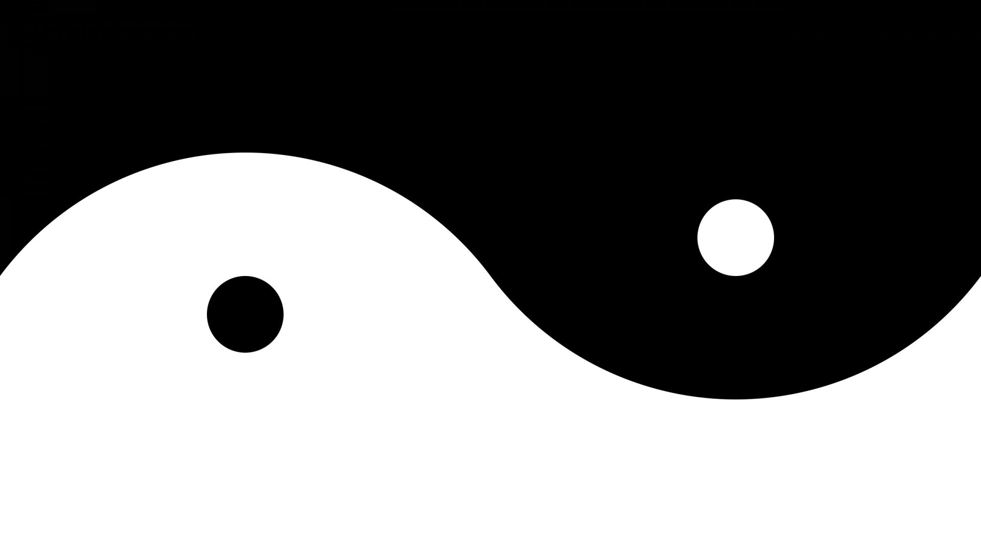 religious, yin & yang, black & white, minimalist