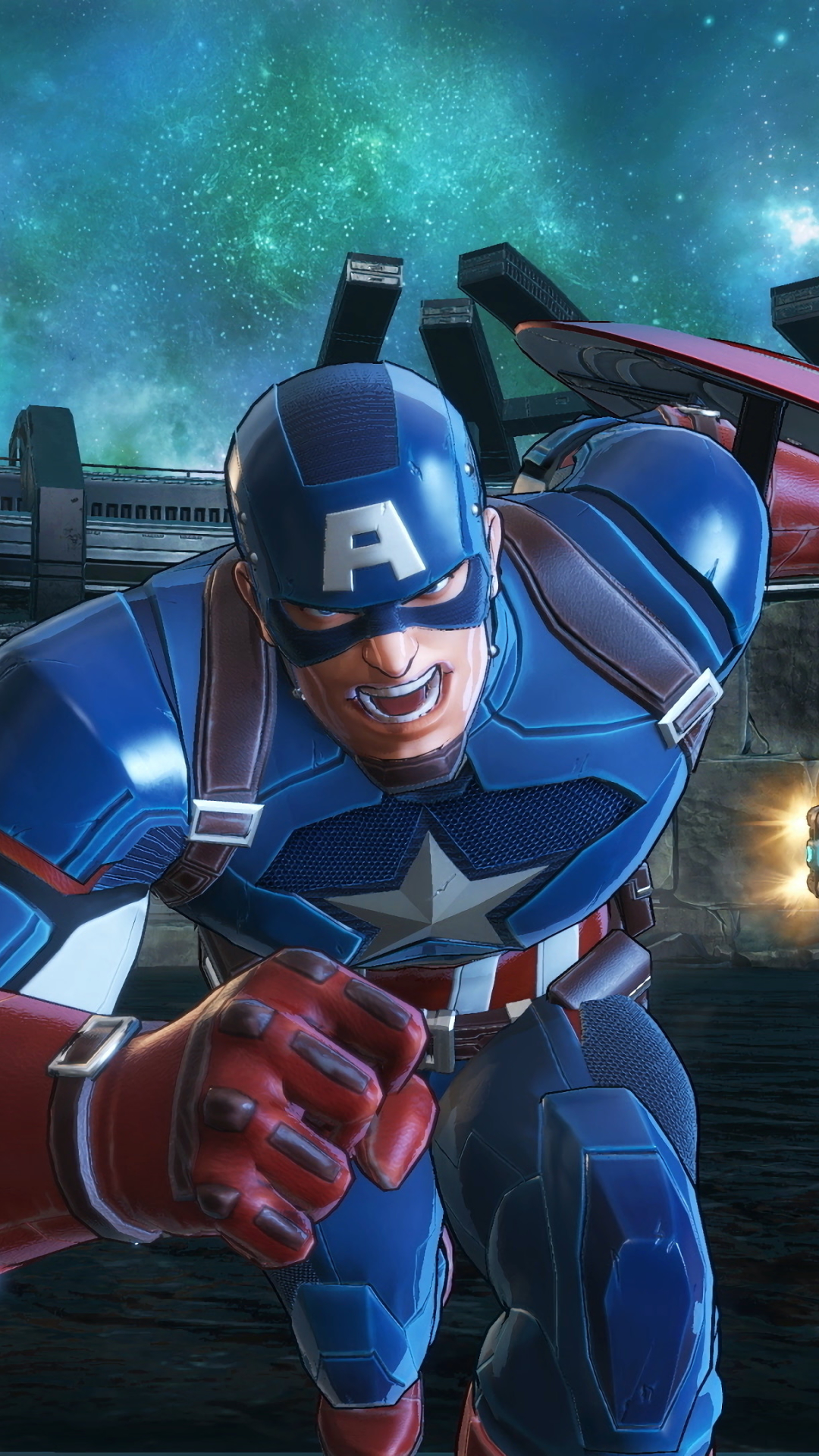 Скачати мобільні шпалери Капітан Америка, Відеогра, Marvel Ultimate Alliance 3: The Black Order безкоштовно.