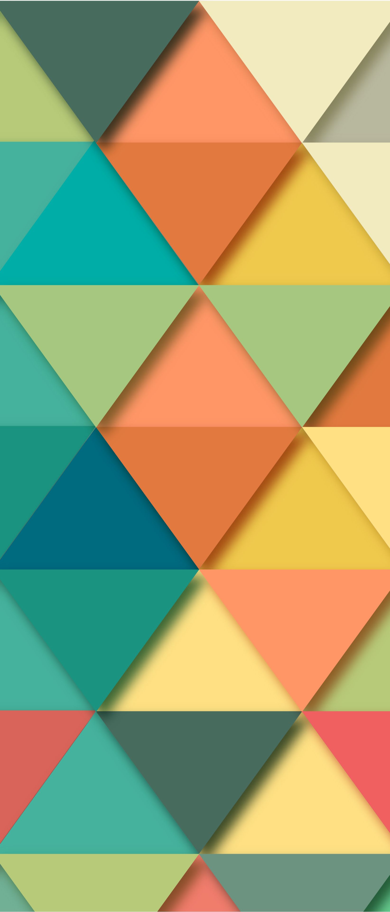 Download mobile wallpaper Abstract, Pattern, Colors, Triangle, Geometry for free.