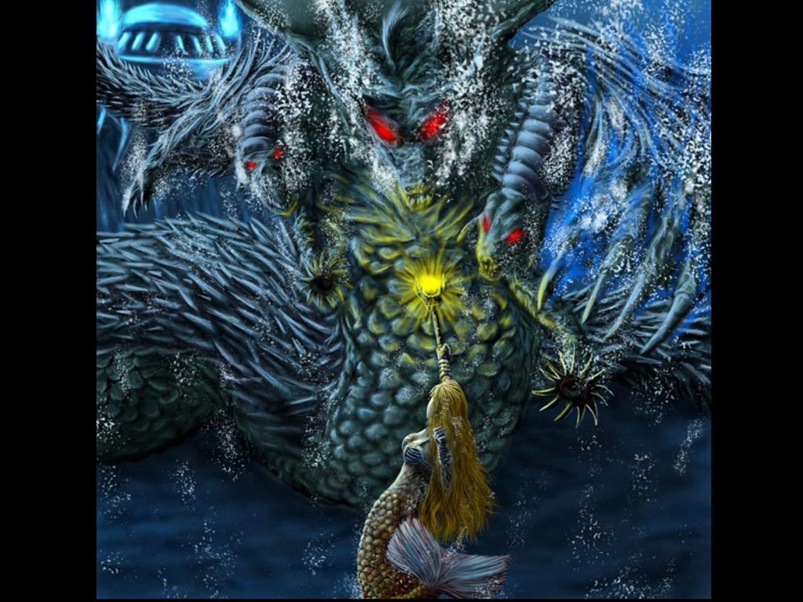 Laden Sie das Fantasie, Meerjungfrau-Bild kostenlos auf Ihren PC-Desktop herunter